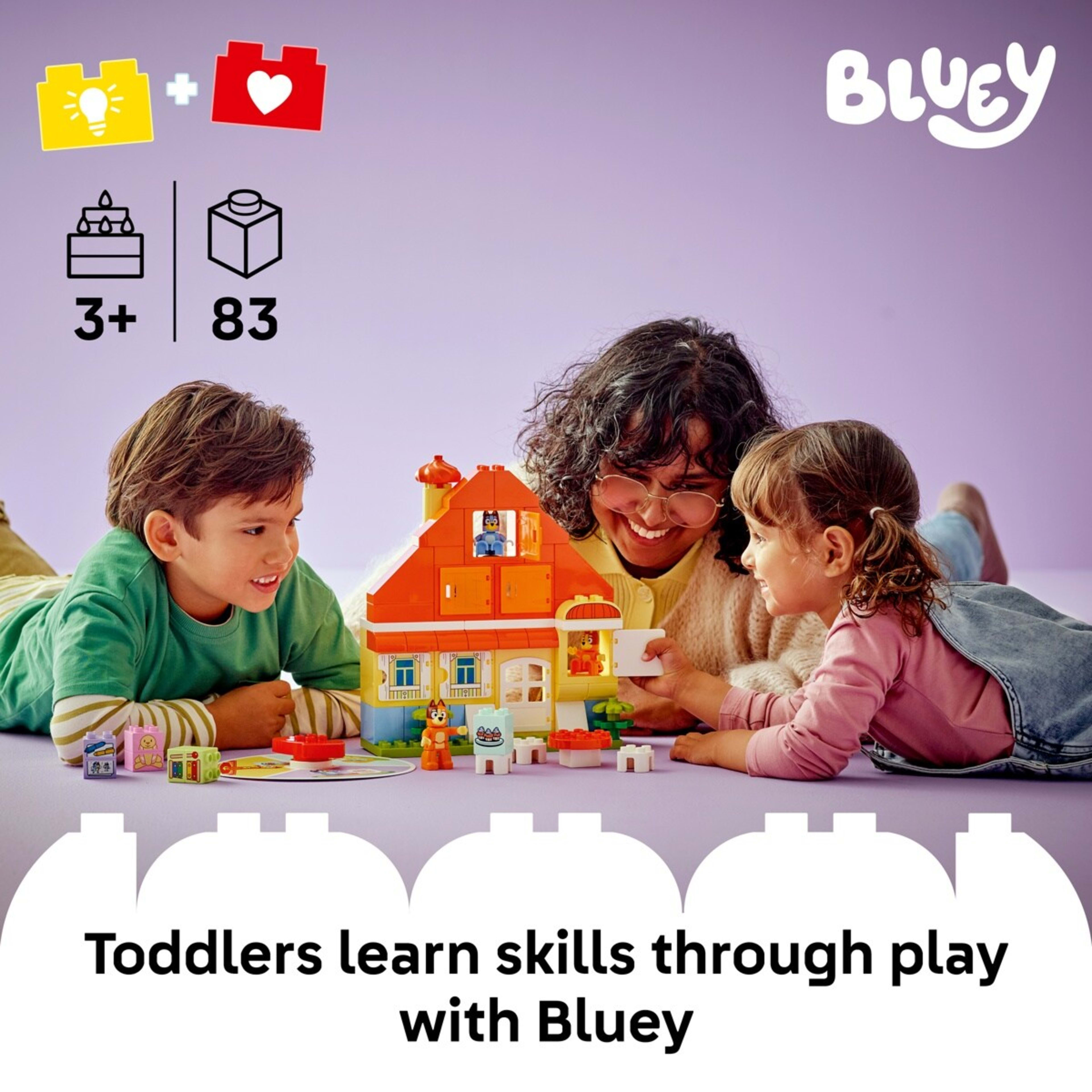 4 LEGO DUPLO Bluey: Bluey’s Family House with Memory Game 10459, 4 of 9