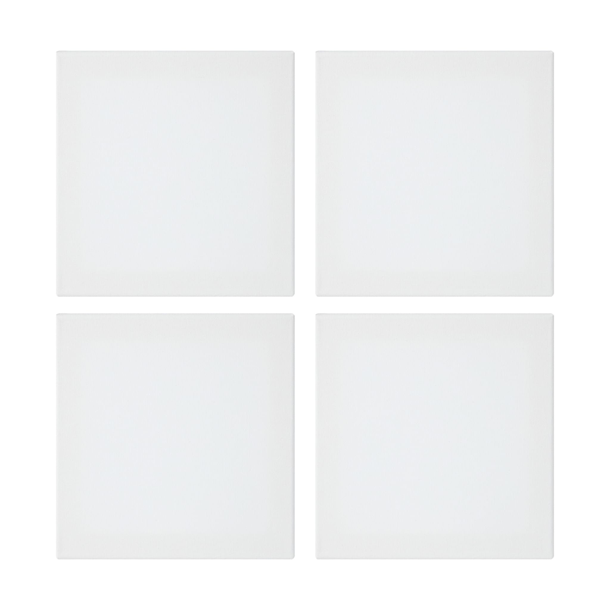 8in. x 8in. Stretch Canvas - 4 Pack - Kmart NZ