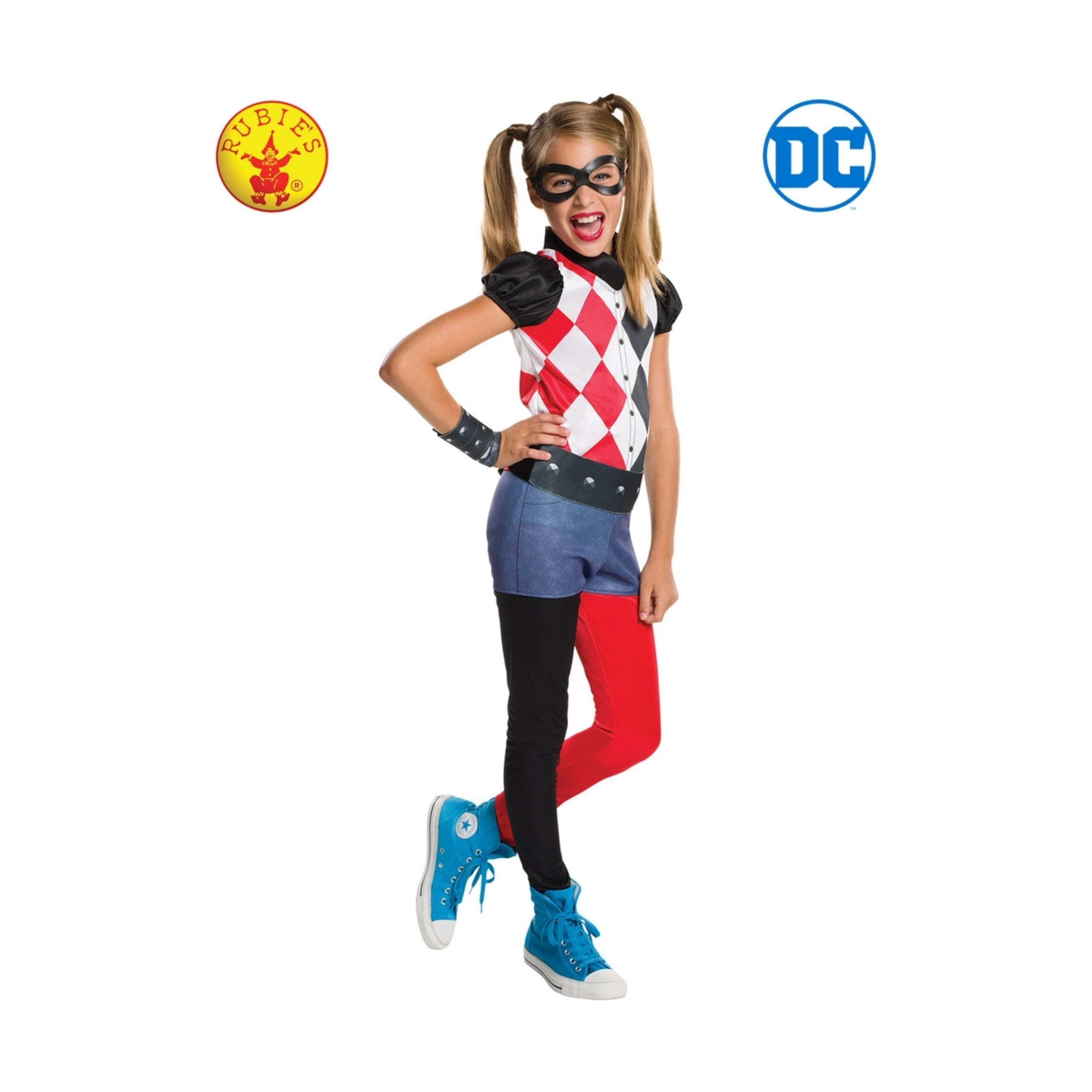 1 DC Comics Harley Quinn Costume - Ages 9-10, 1 of 3