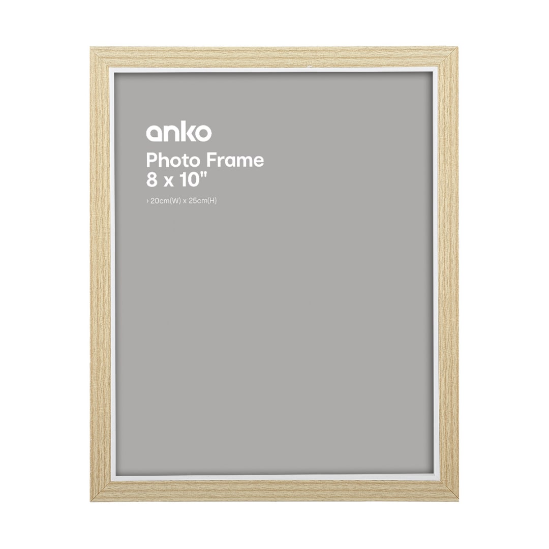 Photo Frame 8in. x 10in. White & Oak Look Kmart