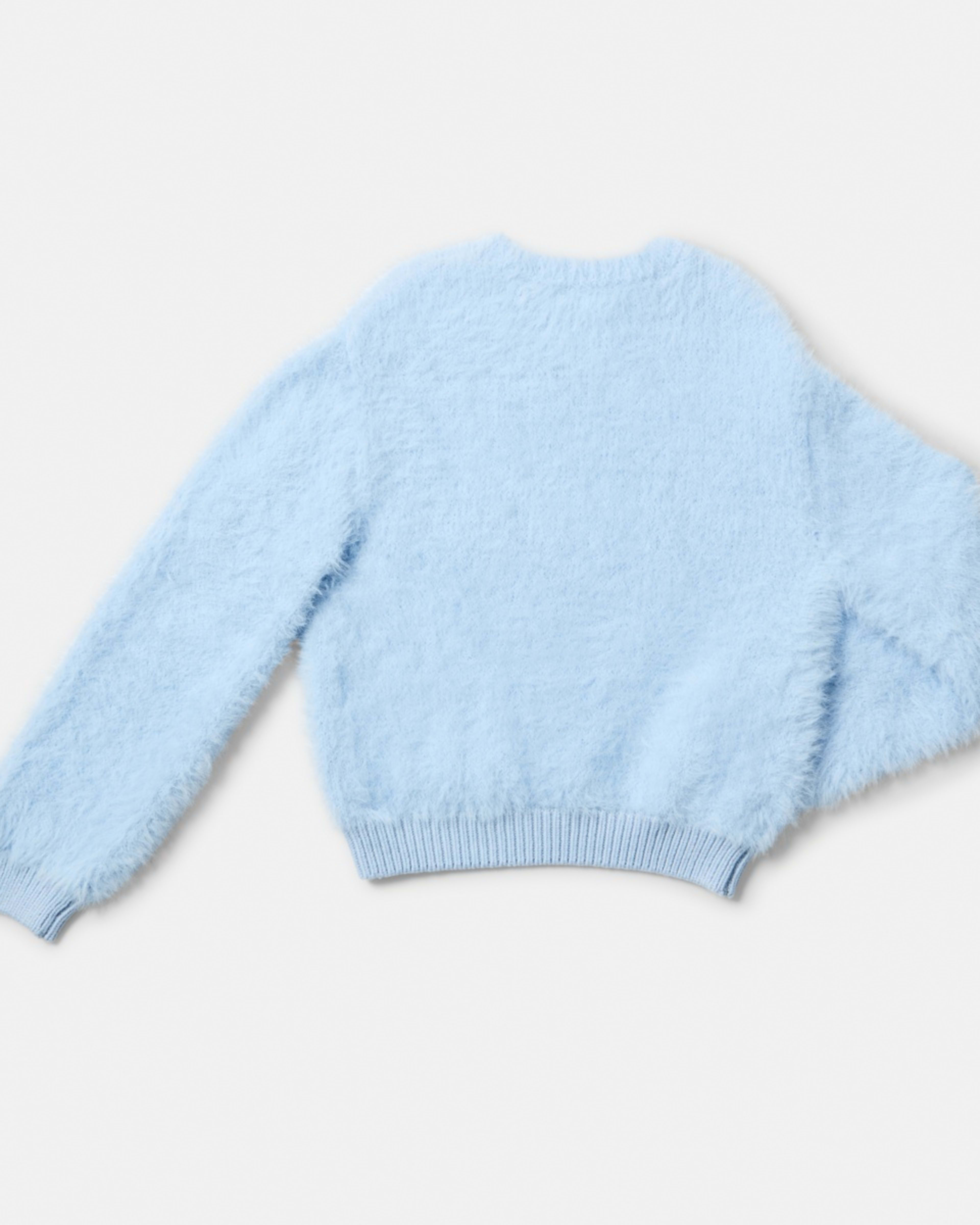 8 Eyelash Knit Jumper Doll Blue, 8 of 8