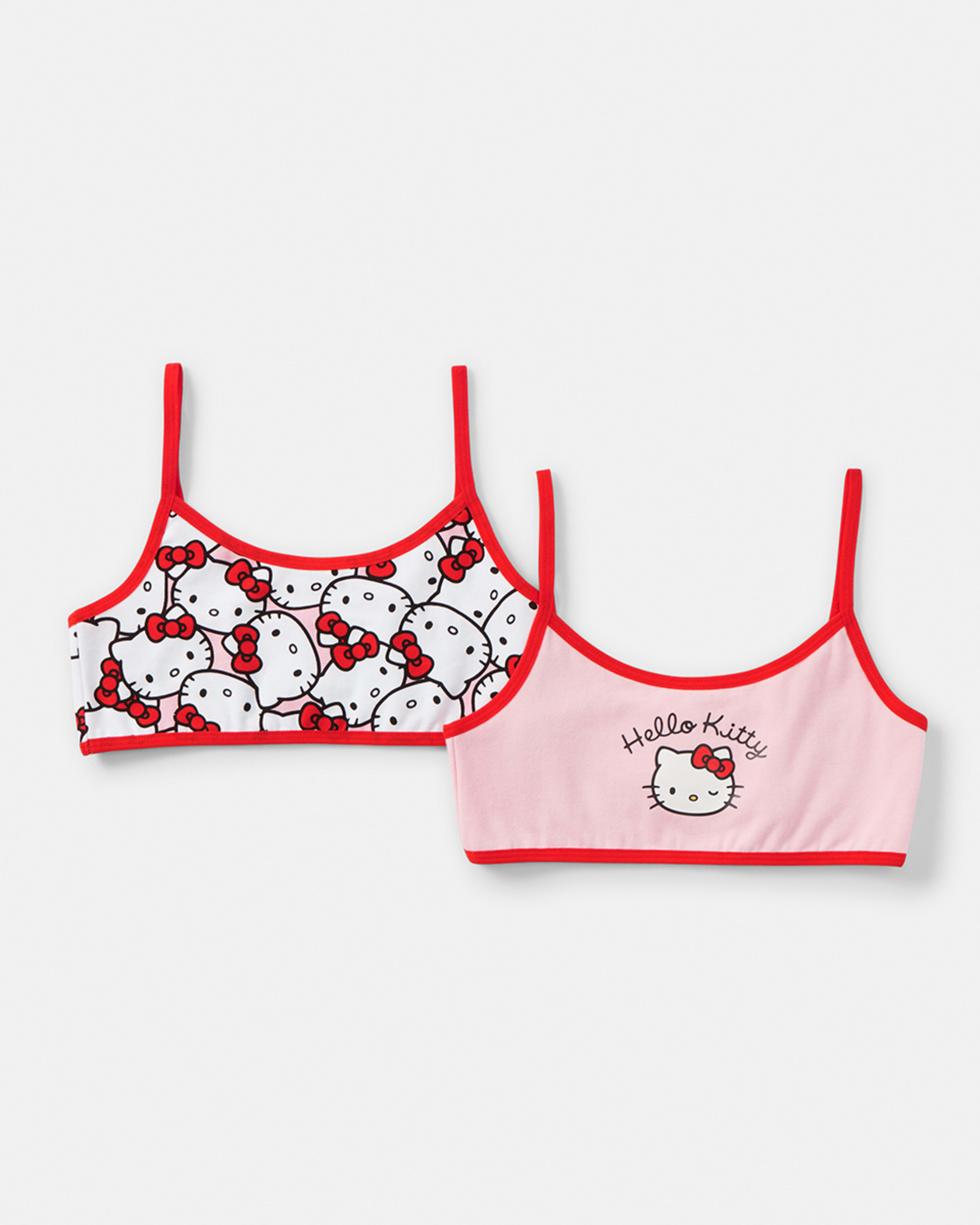 1 2 Pack Hello Kitty License Crop Top Hellokitty