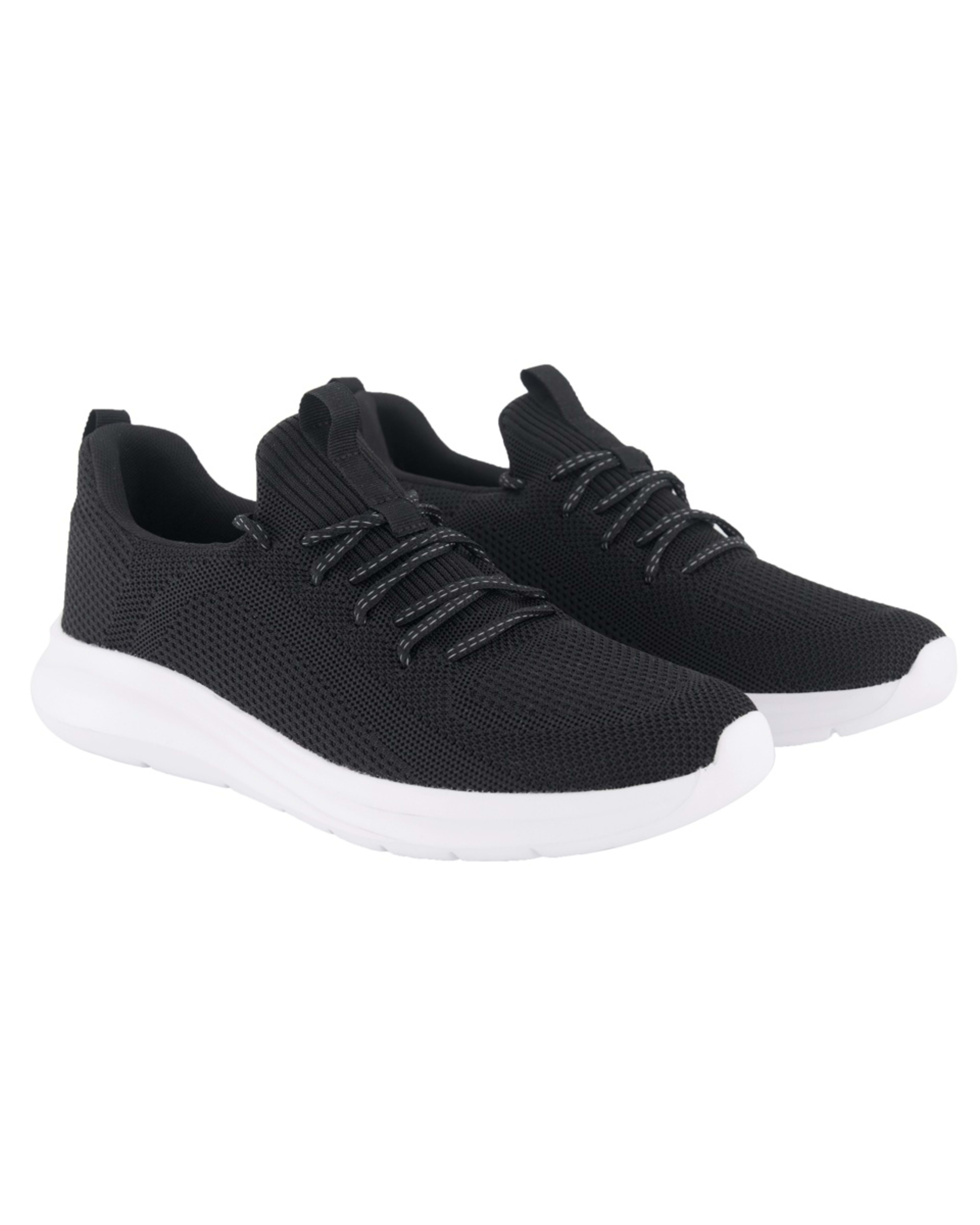 4 Lace-Up Sneakers Black, 4 of 5