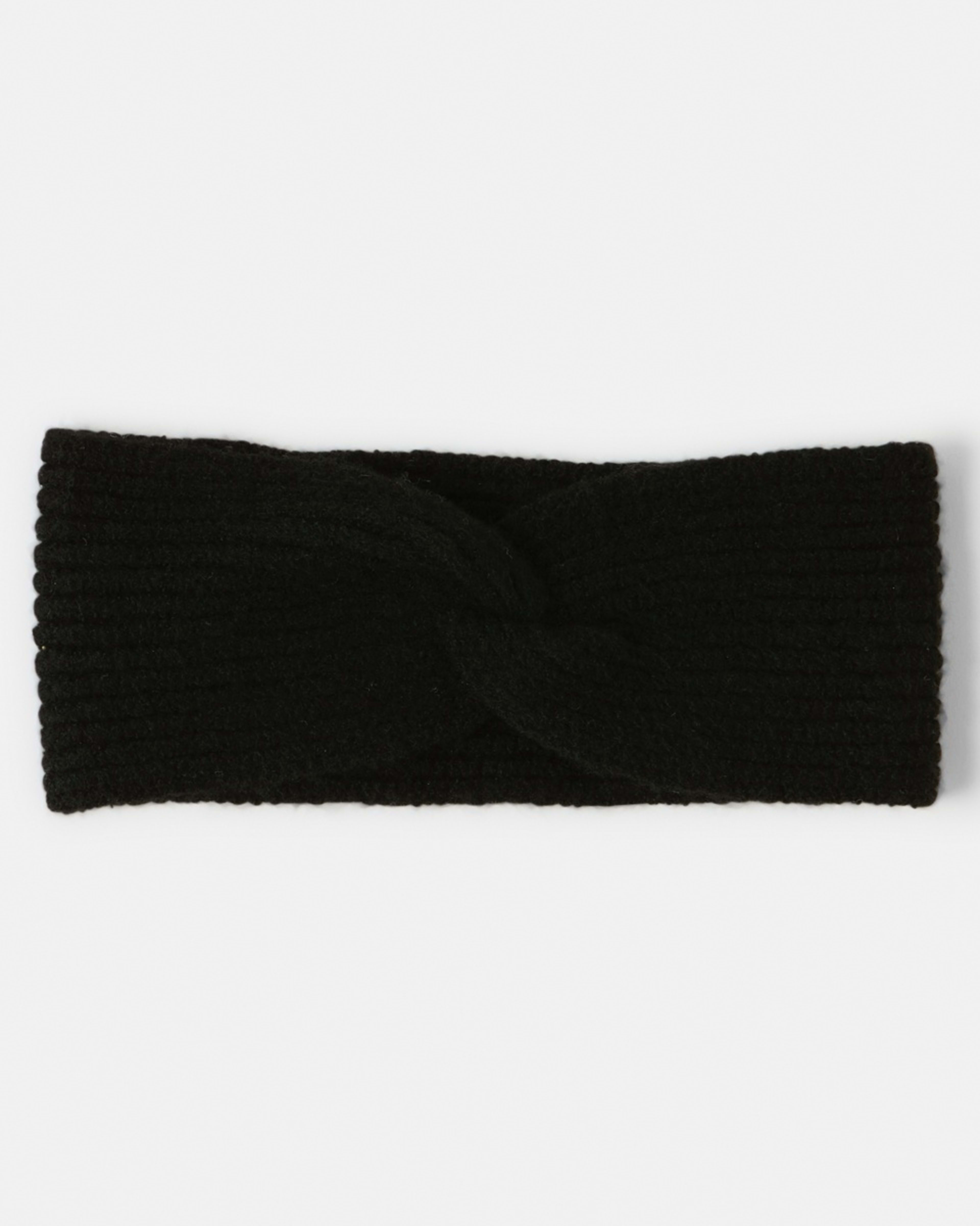 1 Rib Headwrap Black, 1 of 3