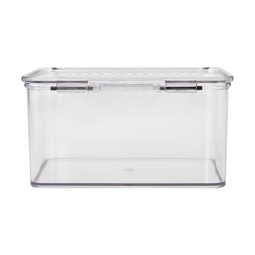 Clear Short Square Container with Lid Kmart