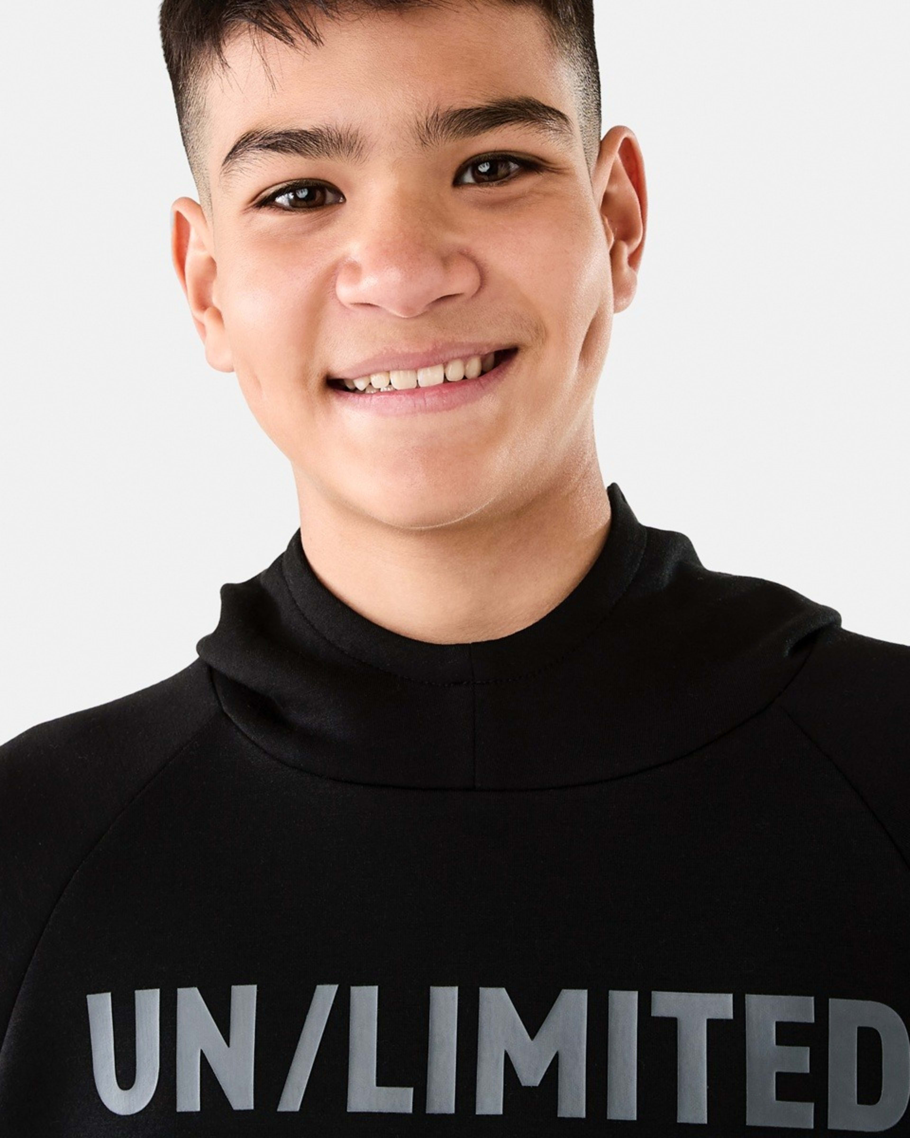 3 Active Kids Print Hoodie Unlimited Terrain Black, 3 of 9