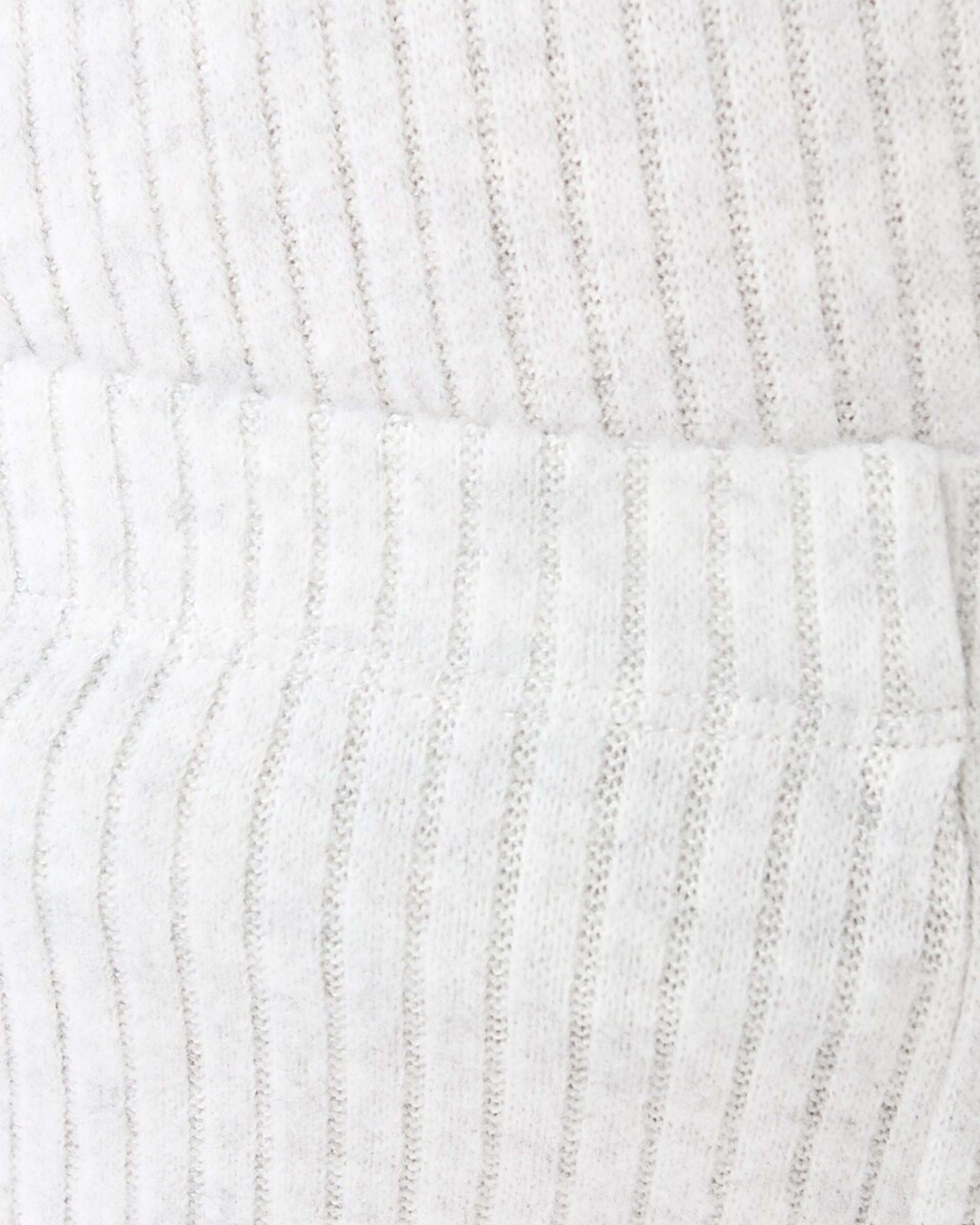 4 Wide Leg Brushed Leggings Wht Marle, 4 of 8