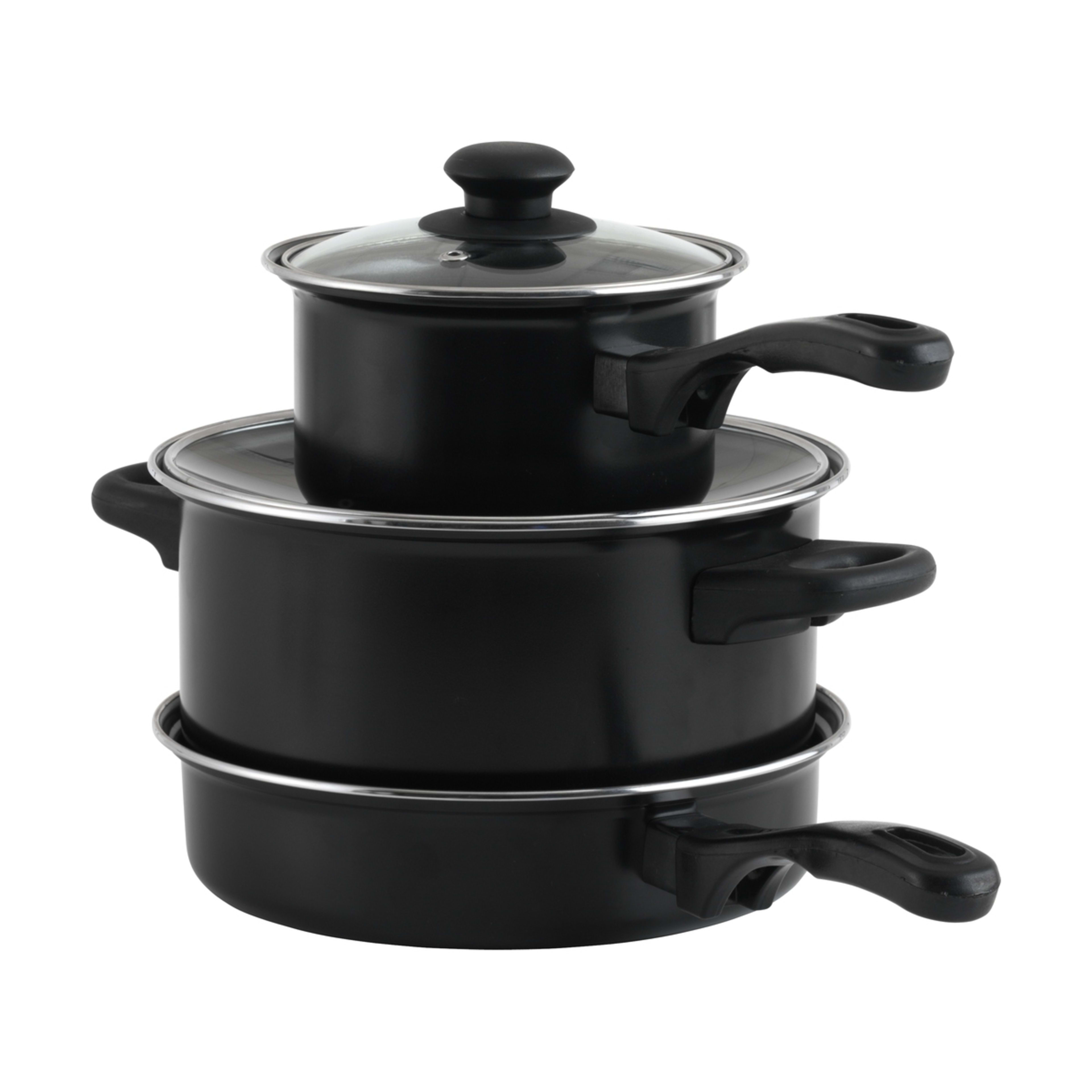 3 Piece NonStick Carbon Steel Cookware Set Kmart