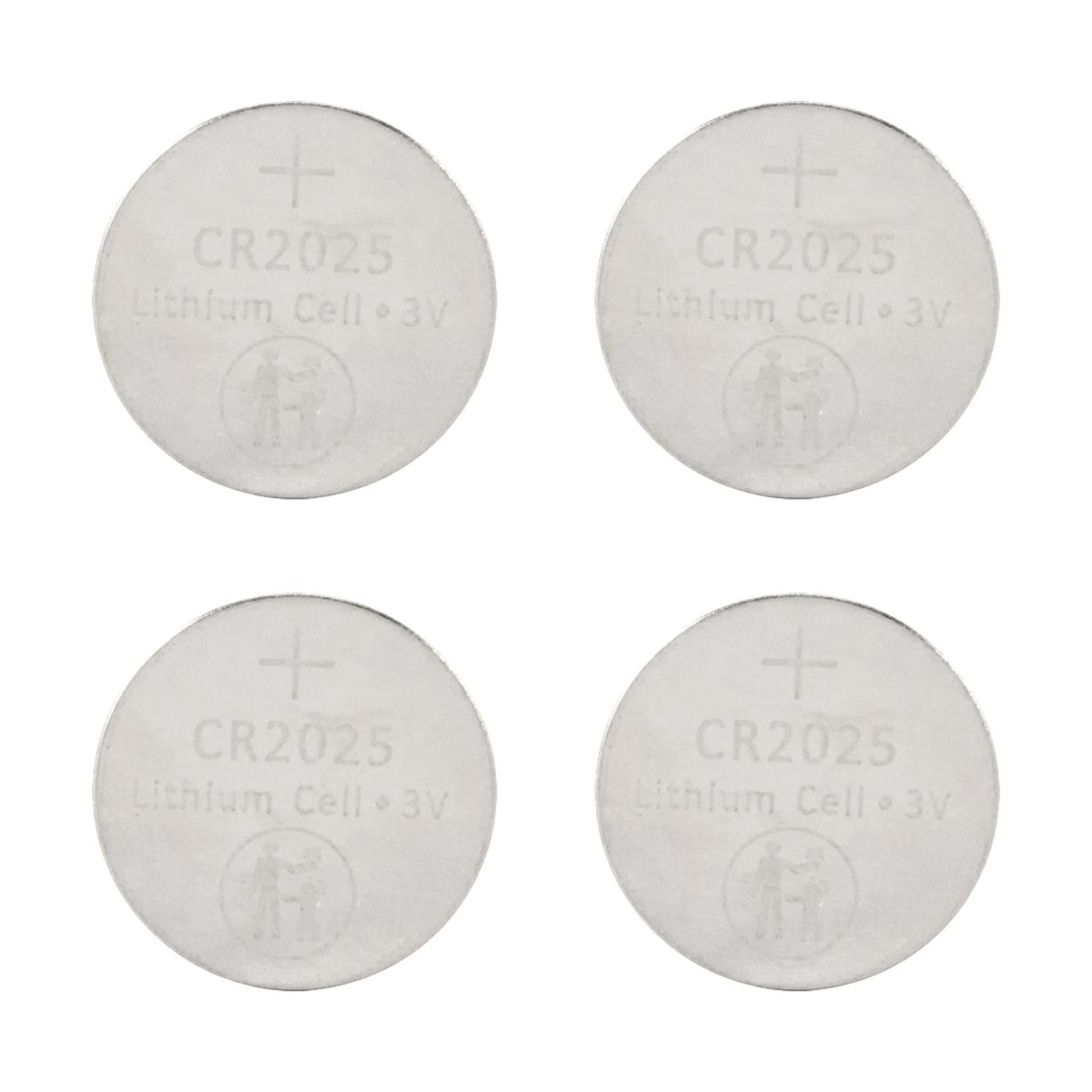 3 4 Pack Button Cell Batteries - CR2025, 3 of 5