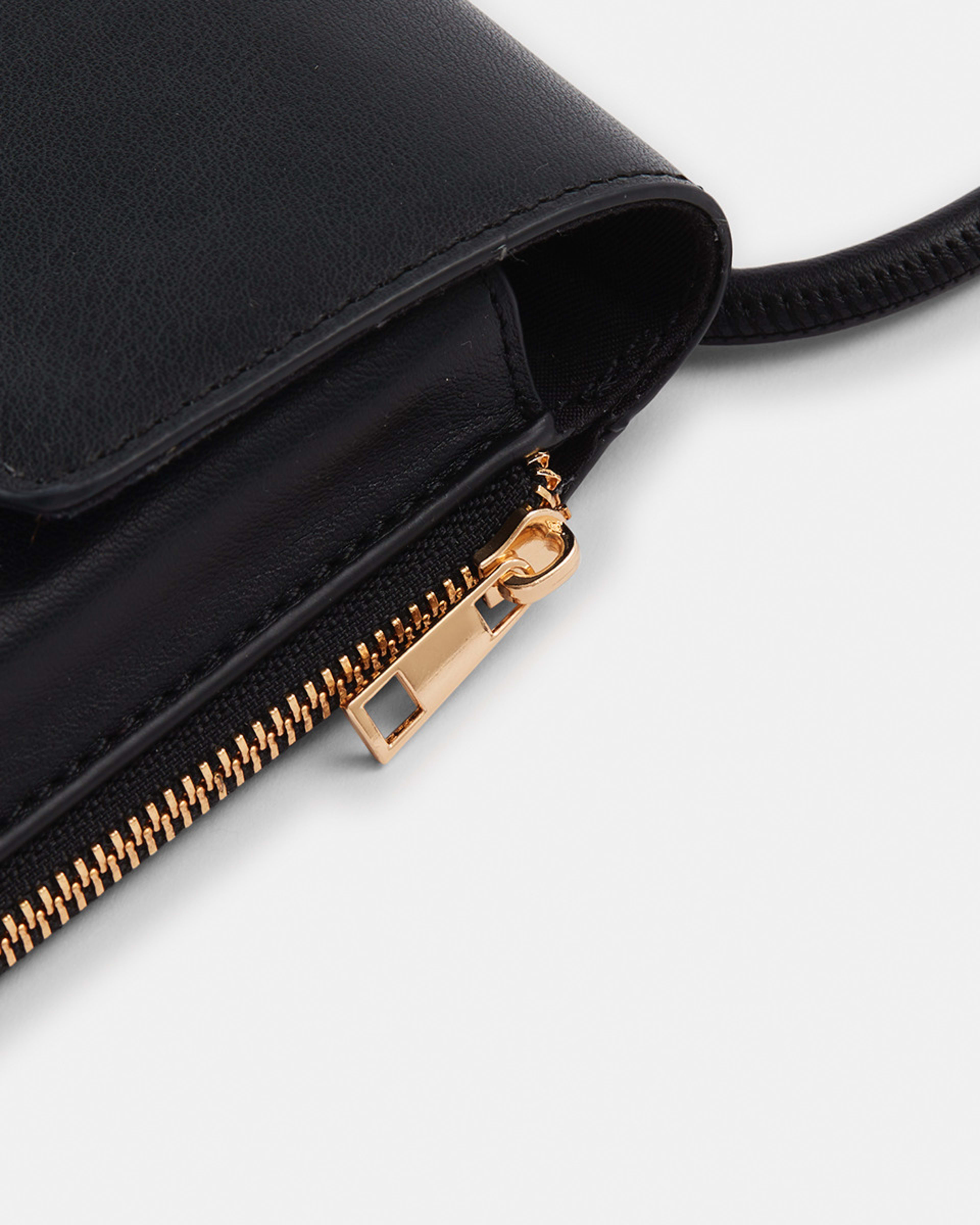 4 Phone Wallet Crossbody Bag Black, 4 of 7