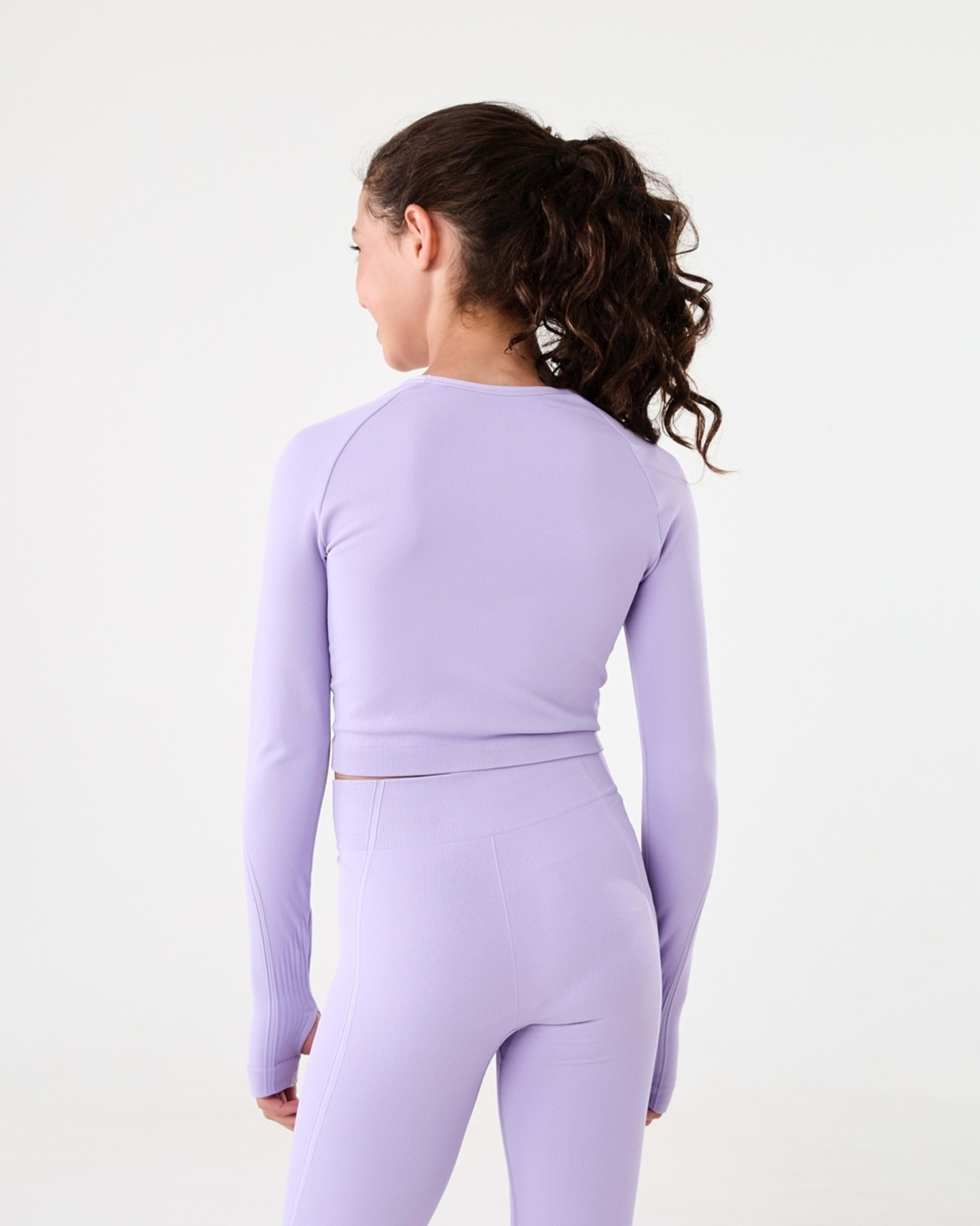 2 Active Long Sleeve Seamfree Top Ptl Purple, 2 of 9