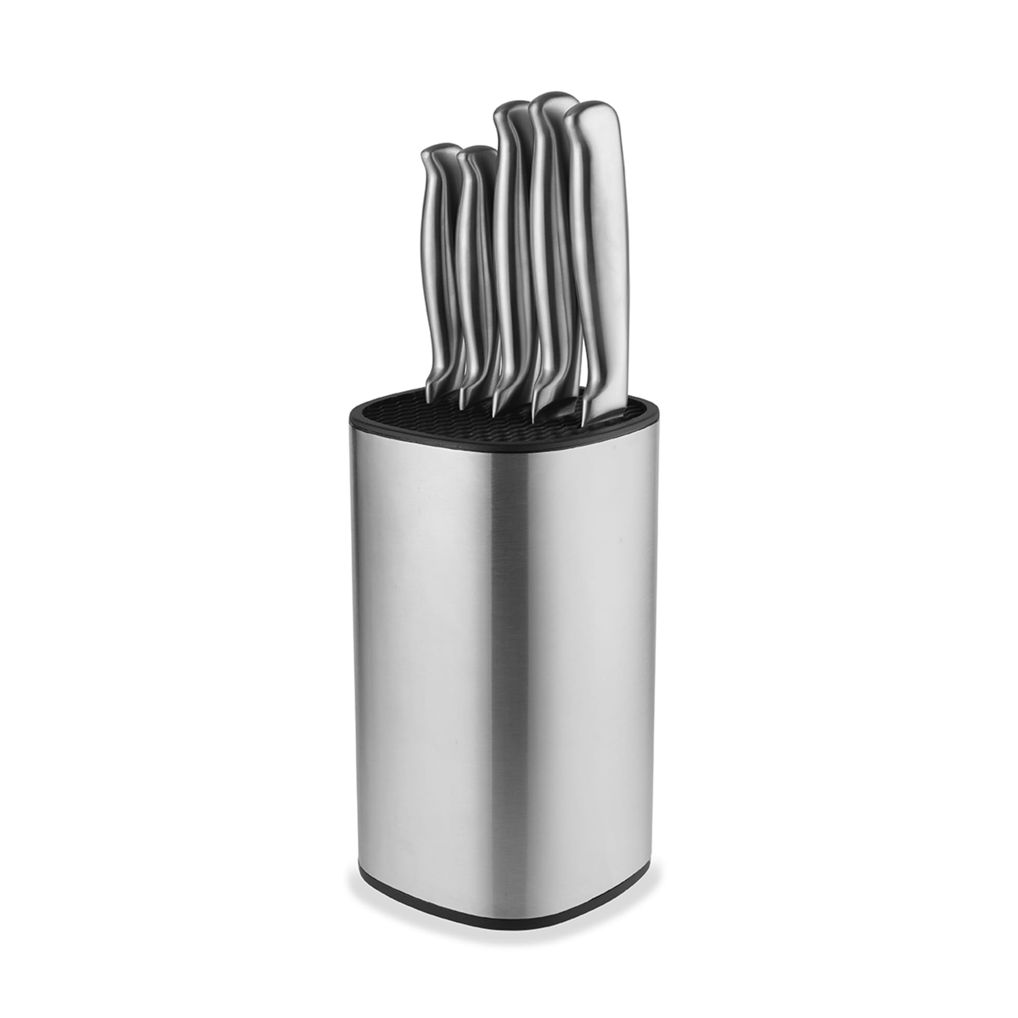 6 Piece Stainless Steel Knife Block Set Kmart