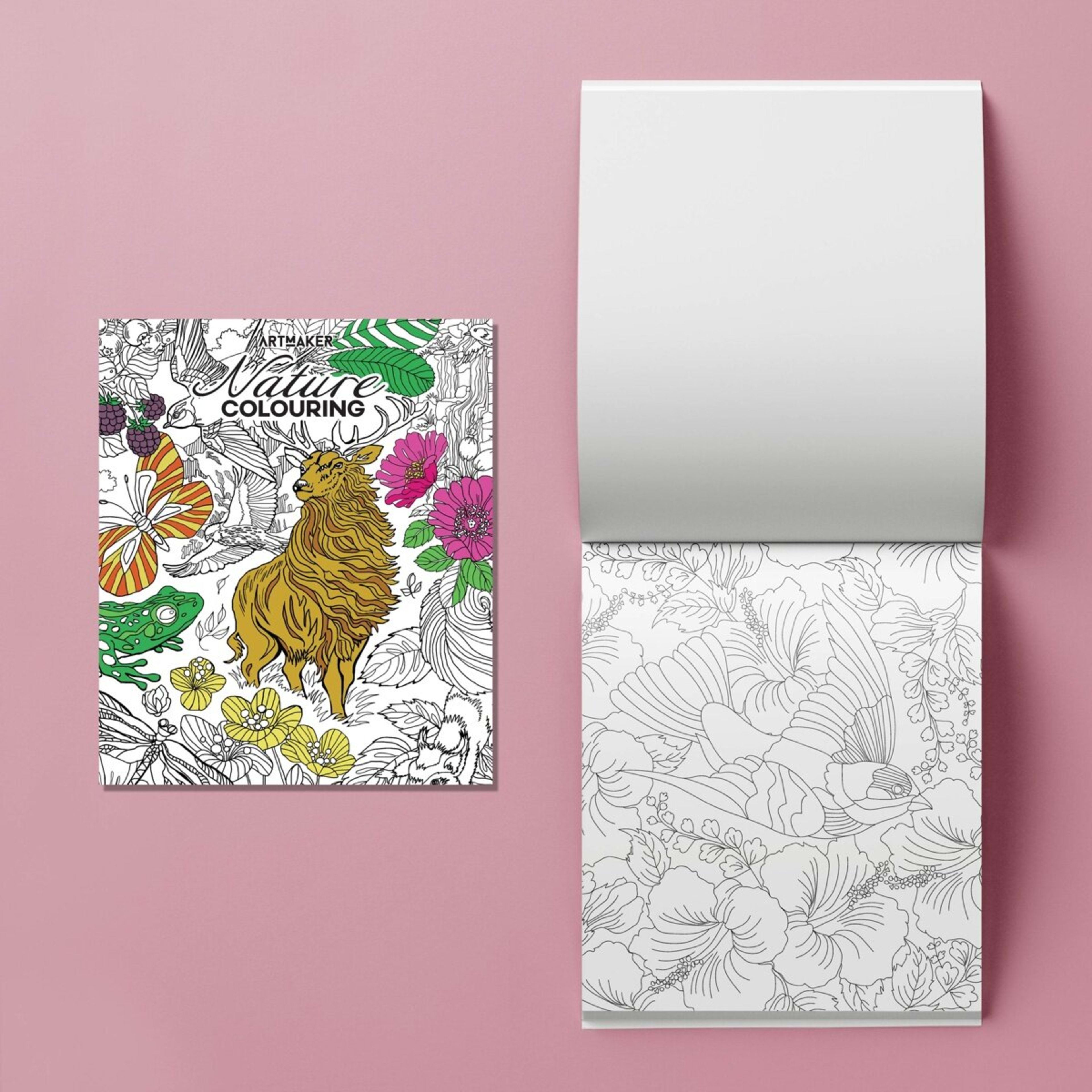 4 Art Maker Nature Colouring Complete Starter Kit - Book, 4 of 5