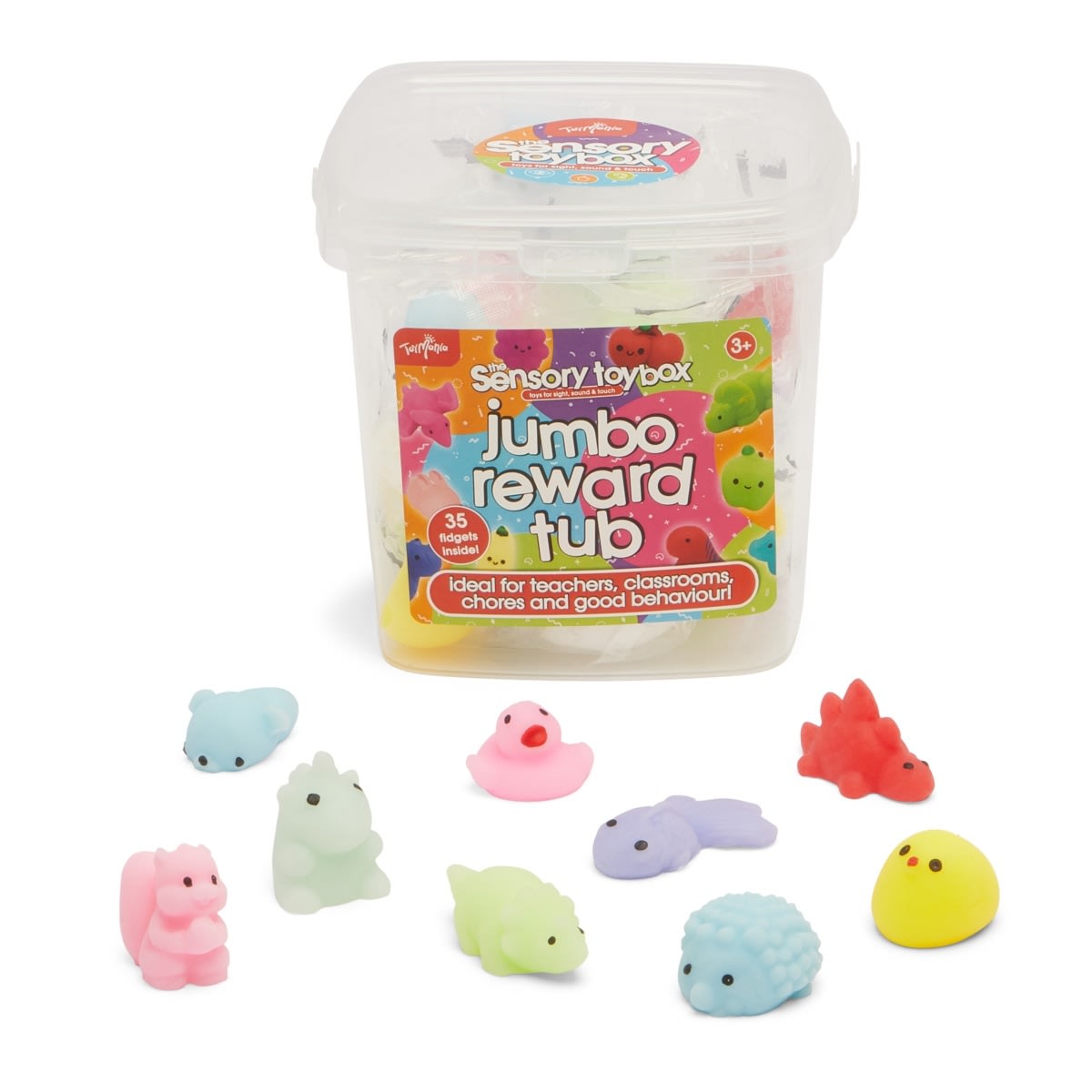 ToyMania The Sensory Toy Box Jumbo Reward Tub Squishies Kmart NZ