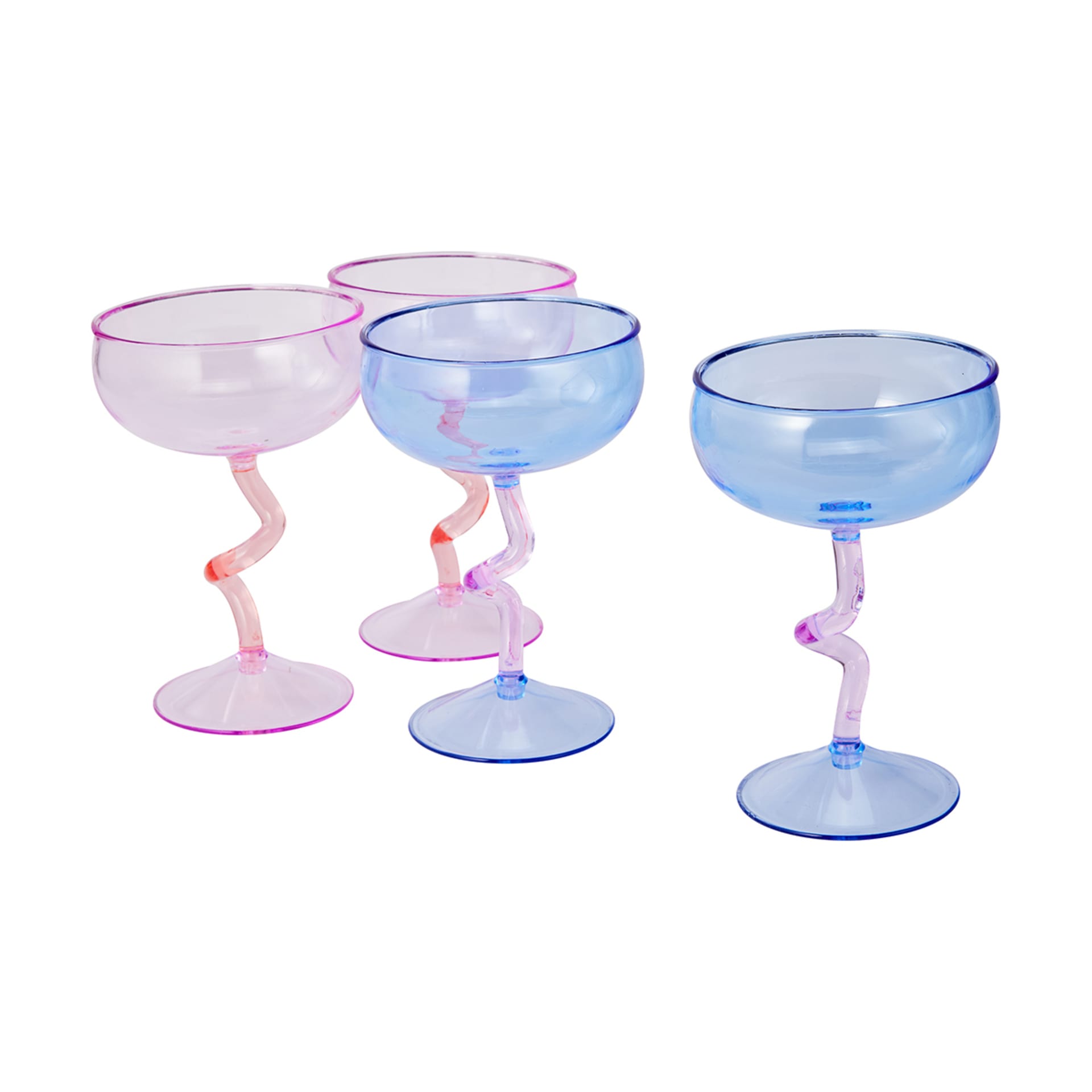 4 Poolside Acrylic Cocktail Coupes Kmart