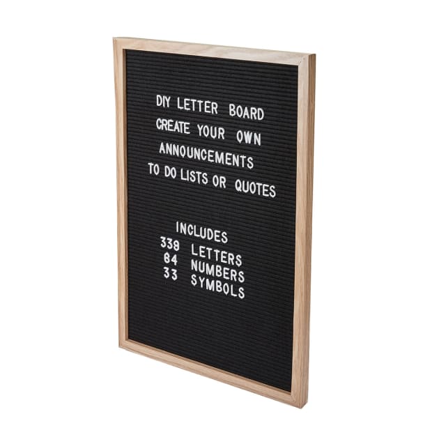 DIY Letter Board Kmart