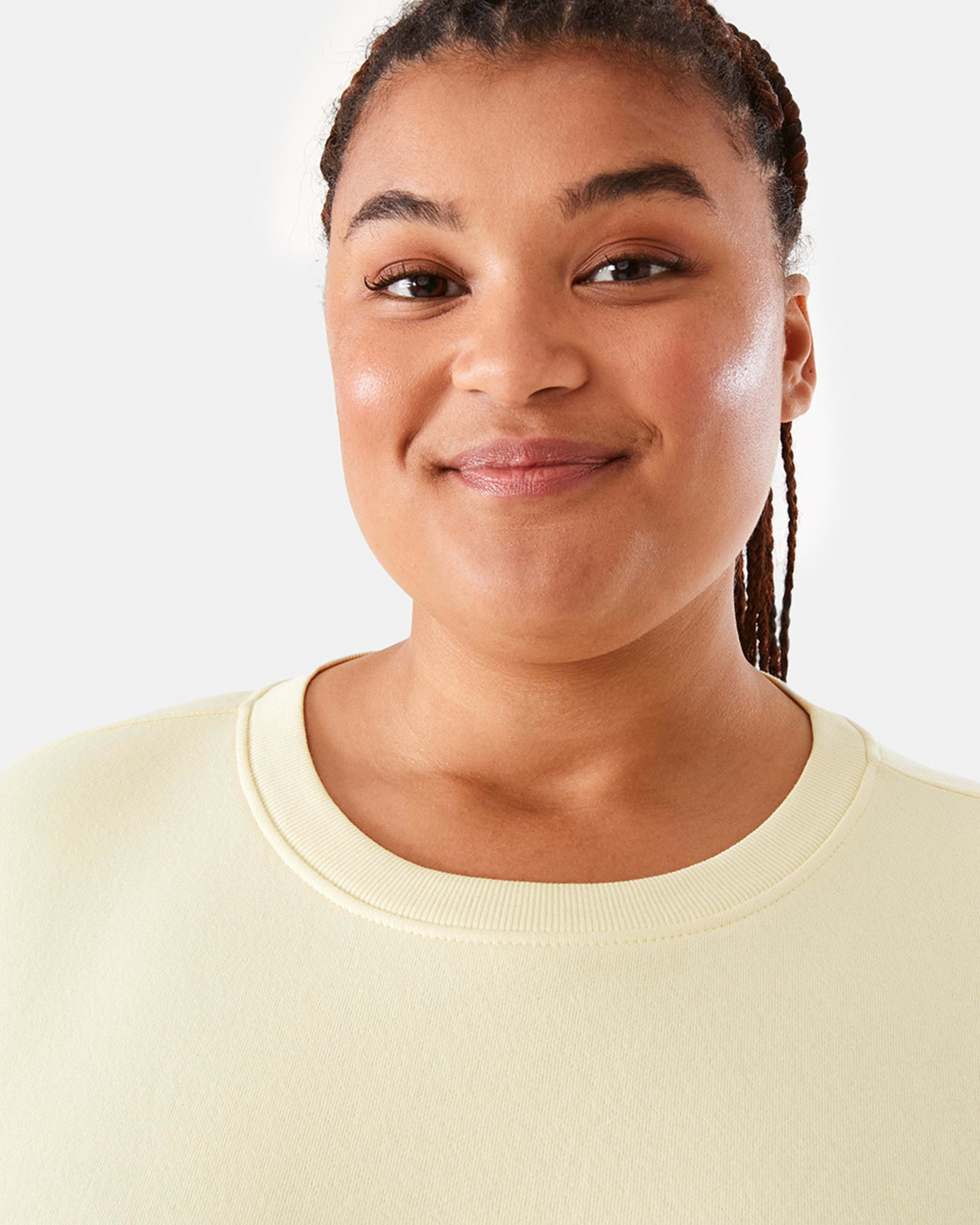 Curve Long Sleeve Boxy Sweatshirt Kmart