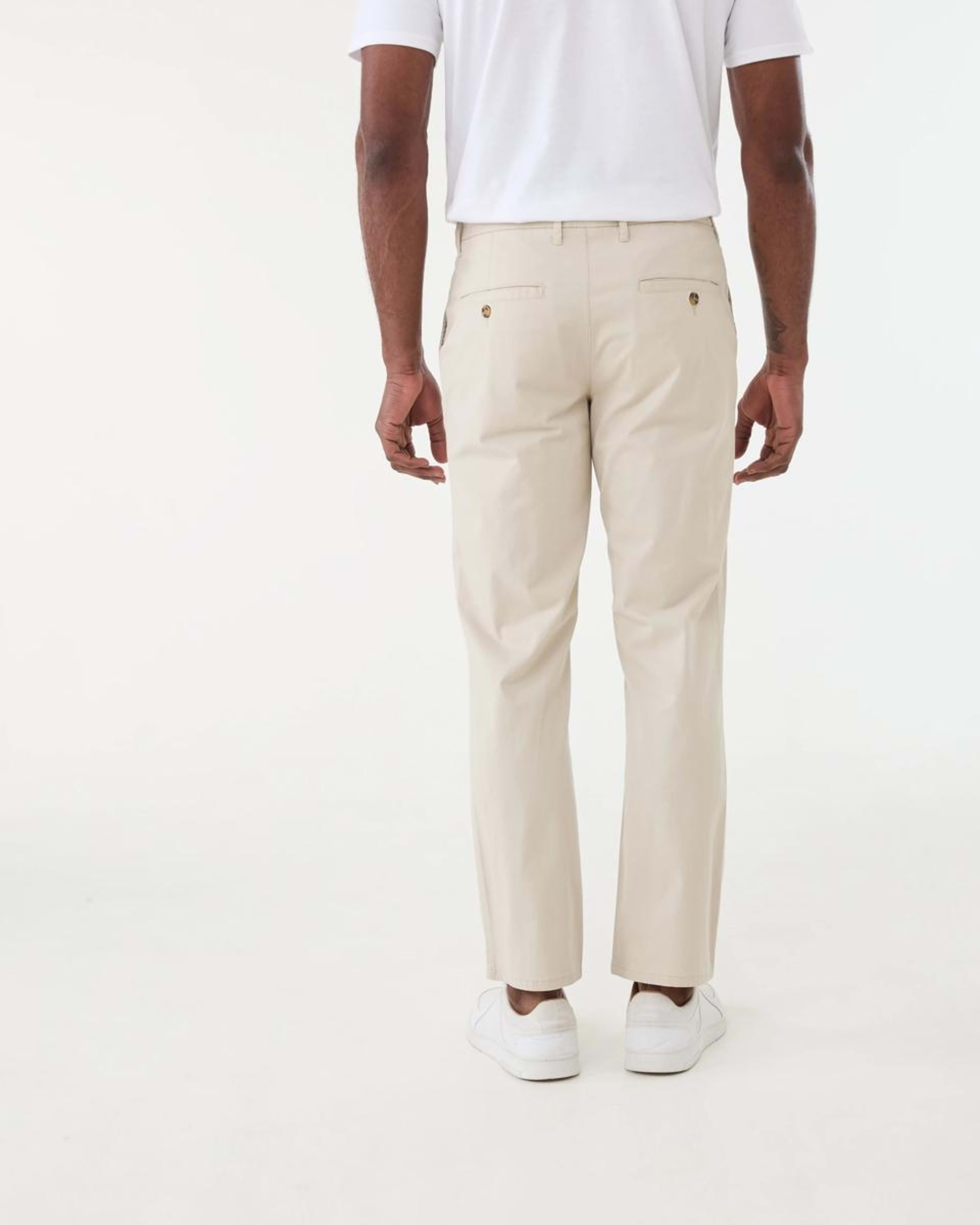 3 Straight Casual Chino Pants NEUTRAL, 3 of 5