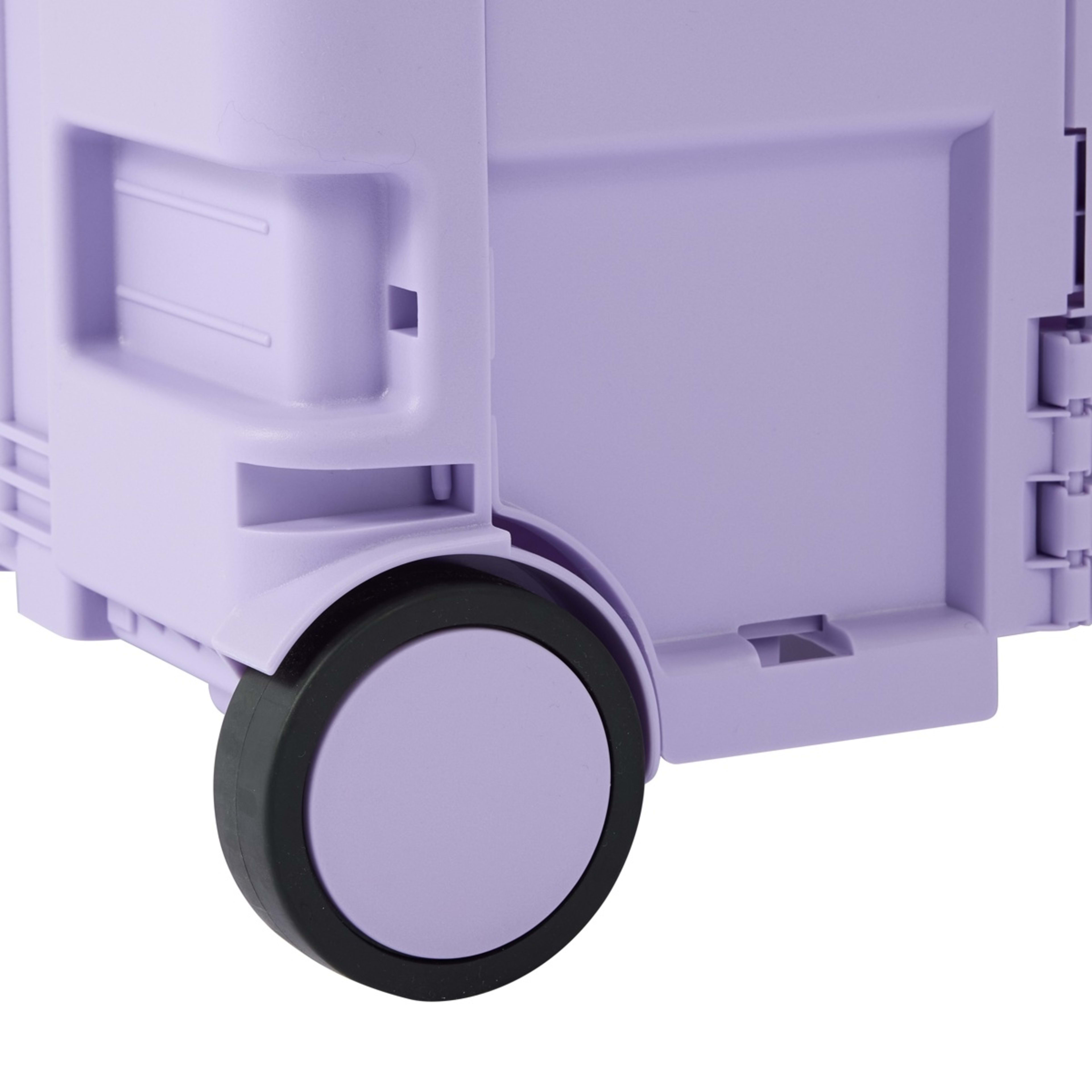 5 Collapsible Trolley Box - Lilac, 5 of 10