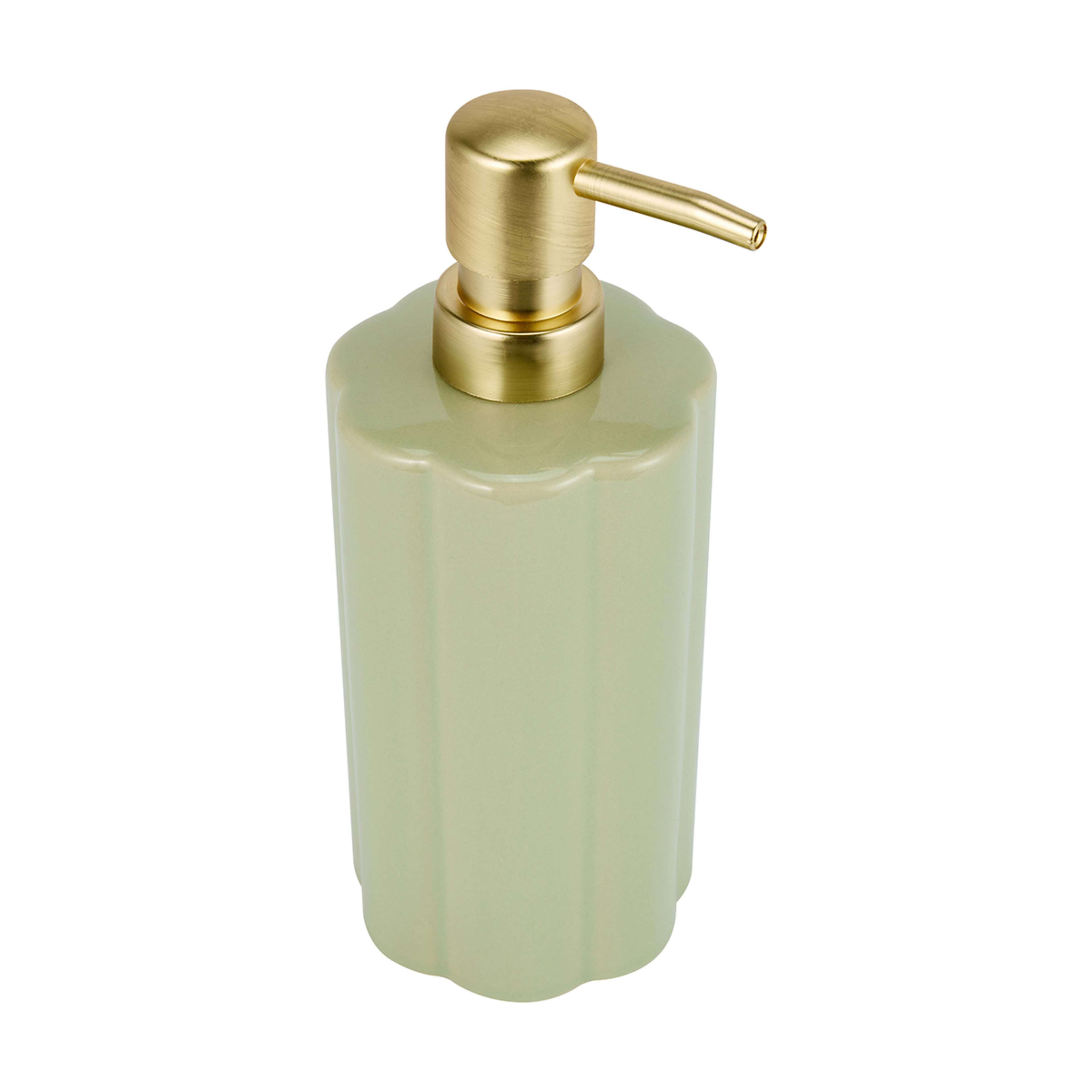 Sage Wavy Soap Dispenser Kmart
