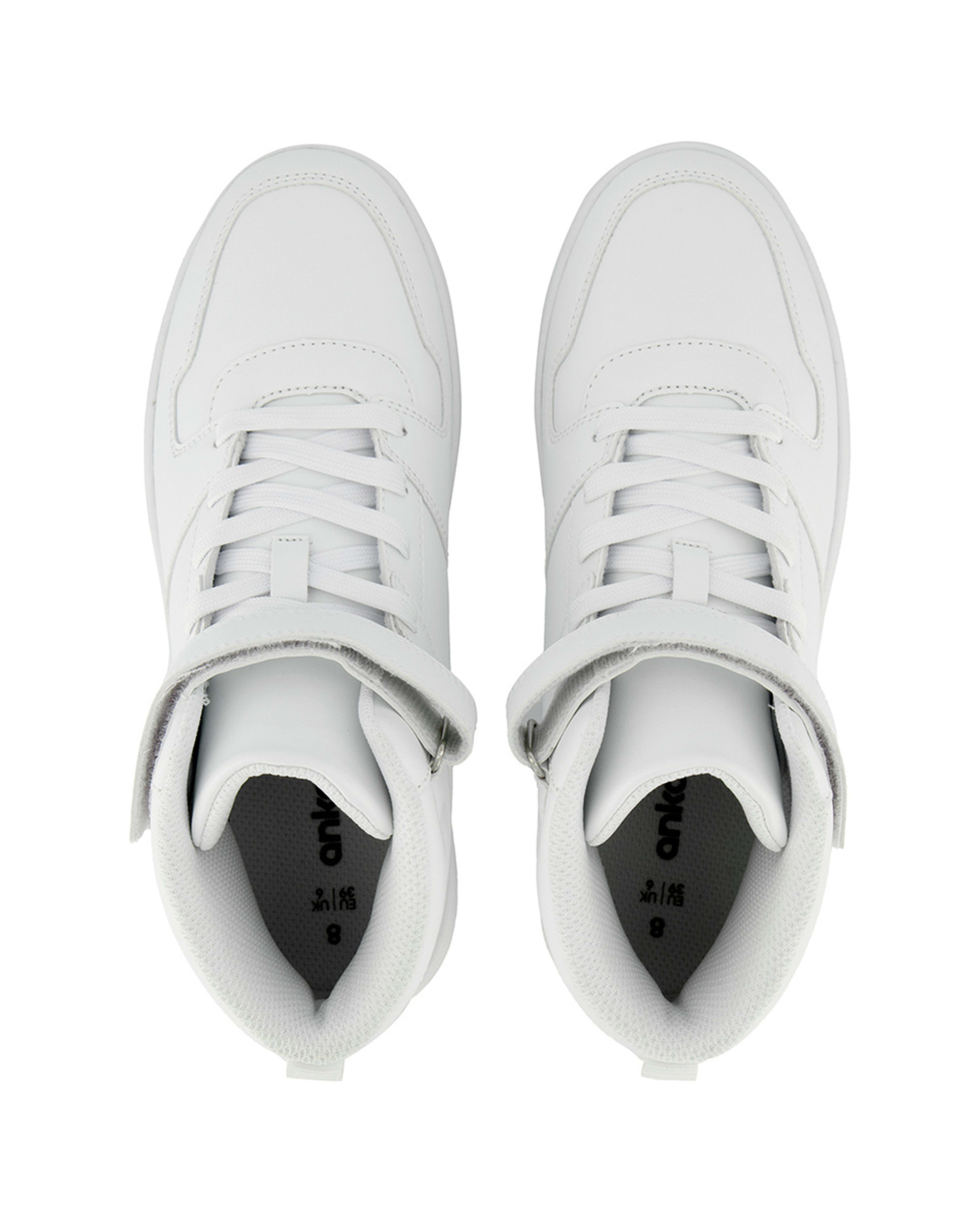 2 High Top Lace Up Sneakers White, 2 of 5