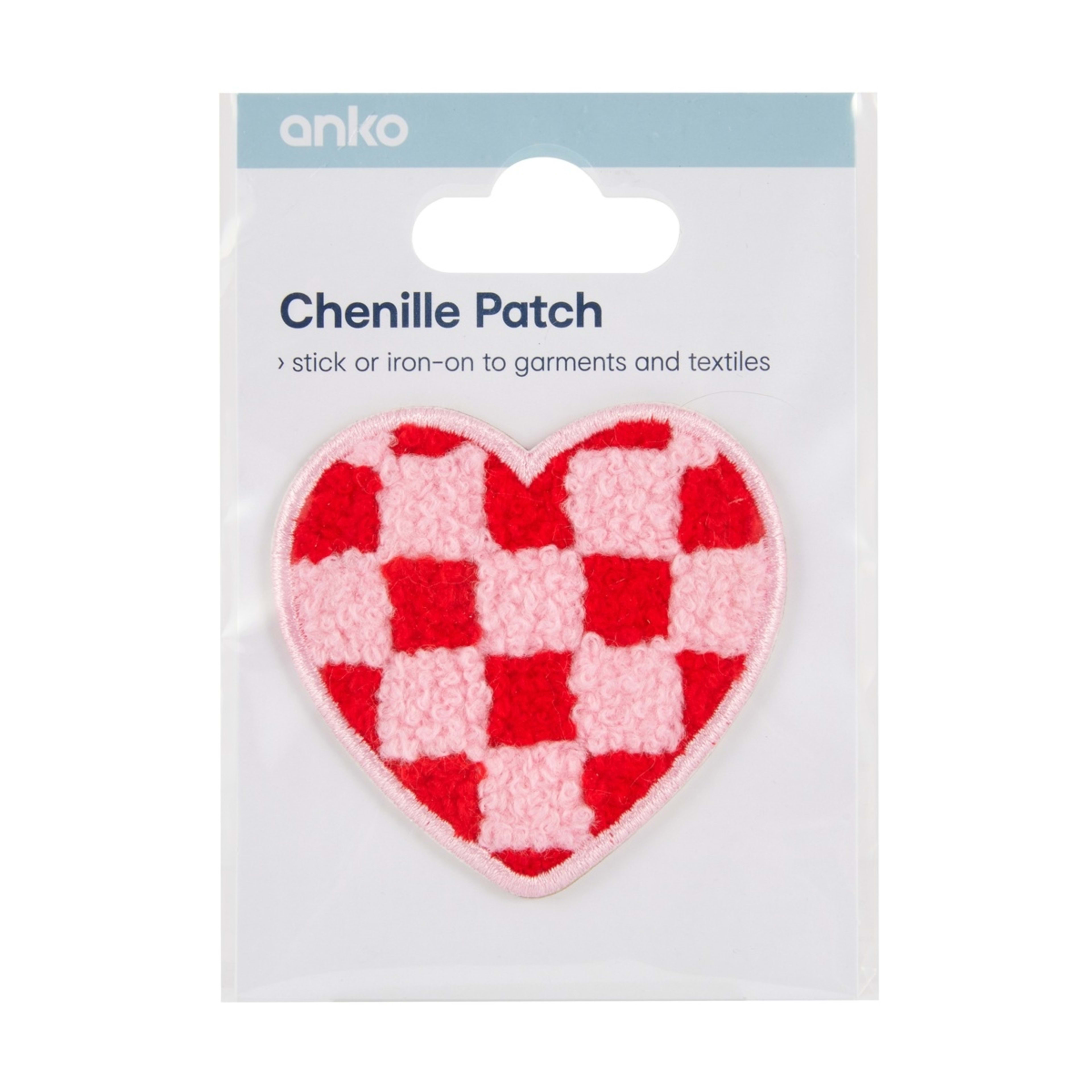 1 Chenille Patch - Heart, 1 of 2