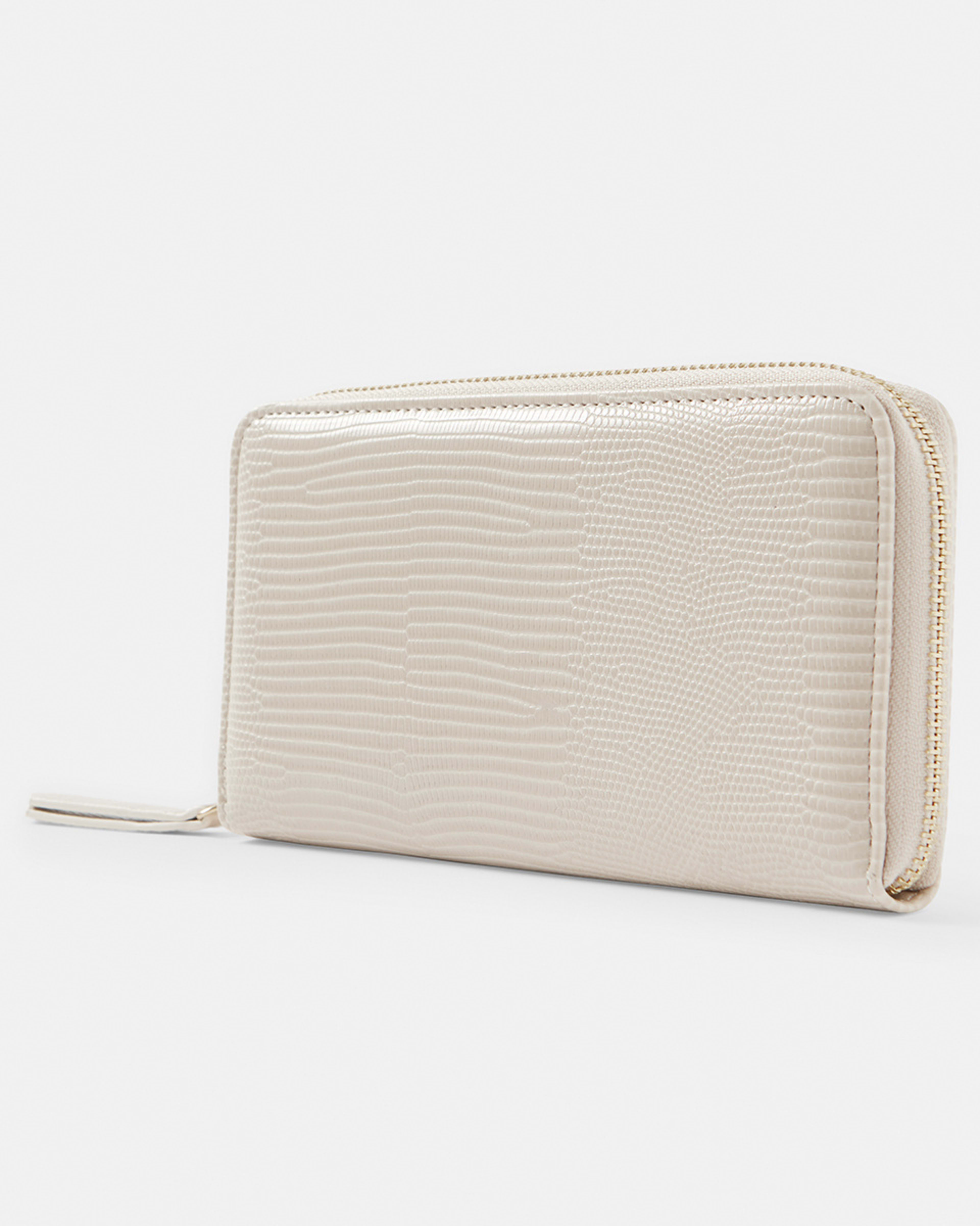 2 Large Zip Purse Beige, 2 of 4