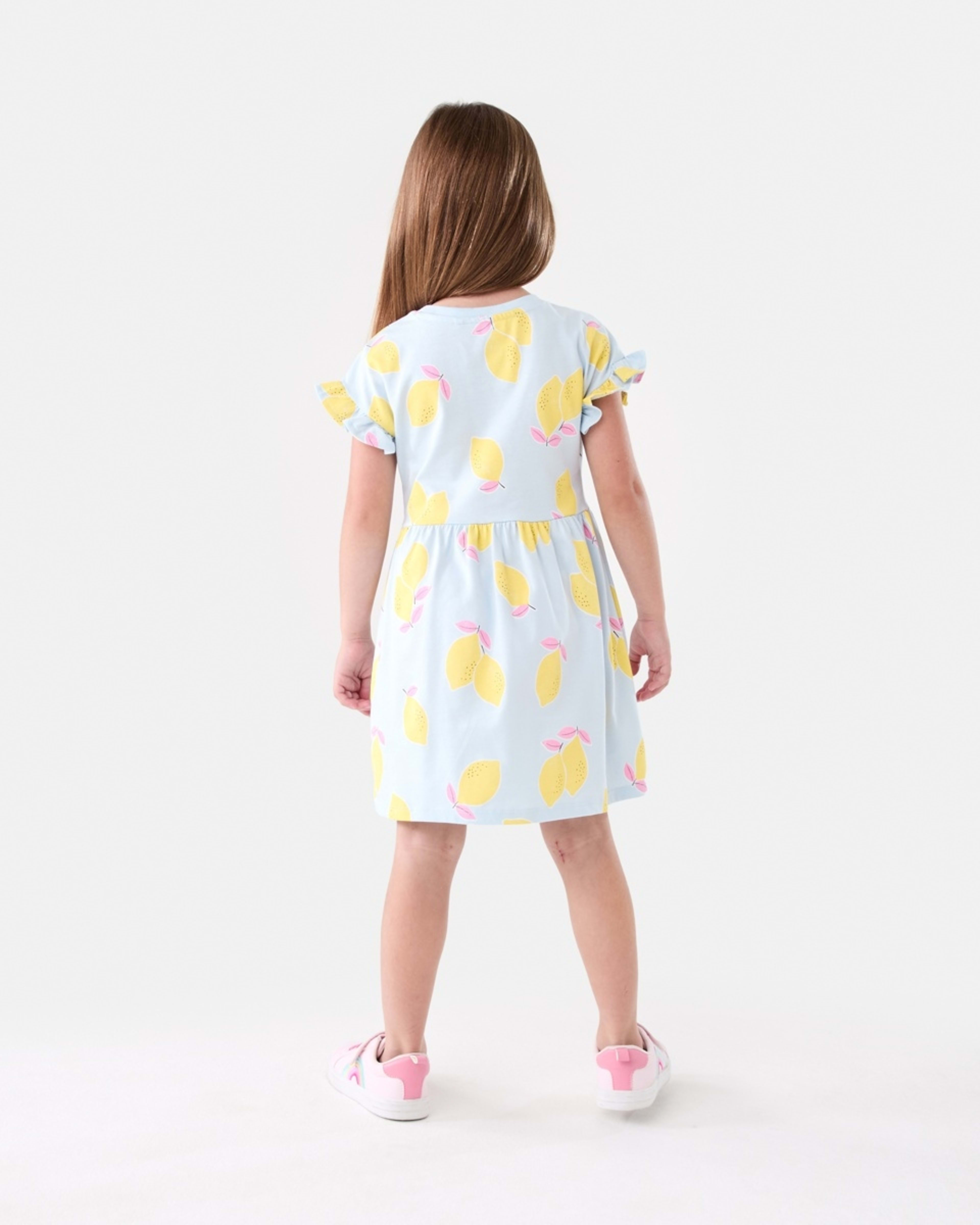 7 Jersey Dress LEMON FLOATS ICE MIST, 7 of 7