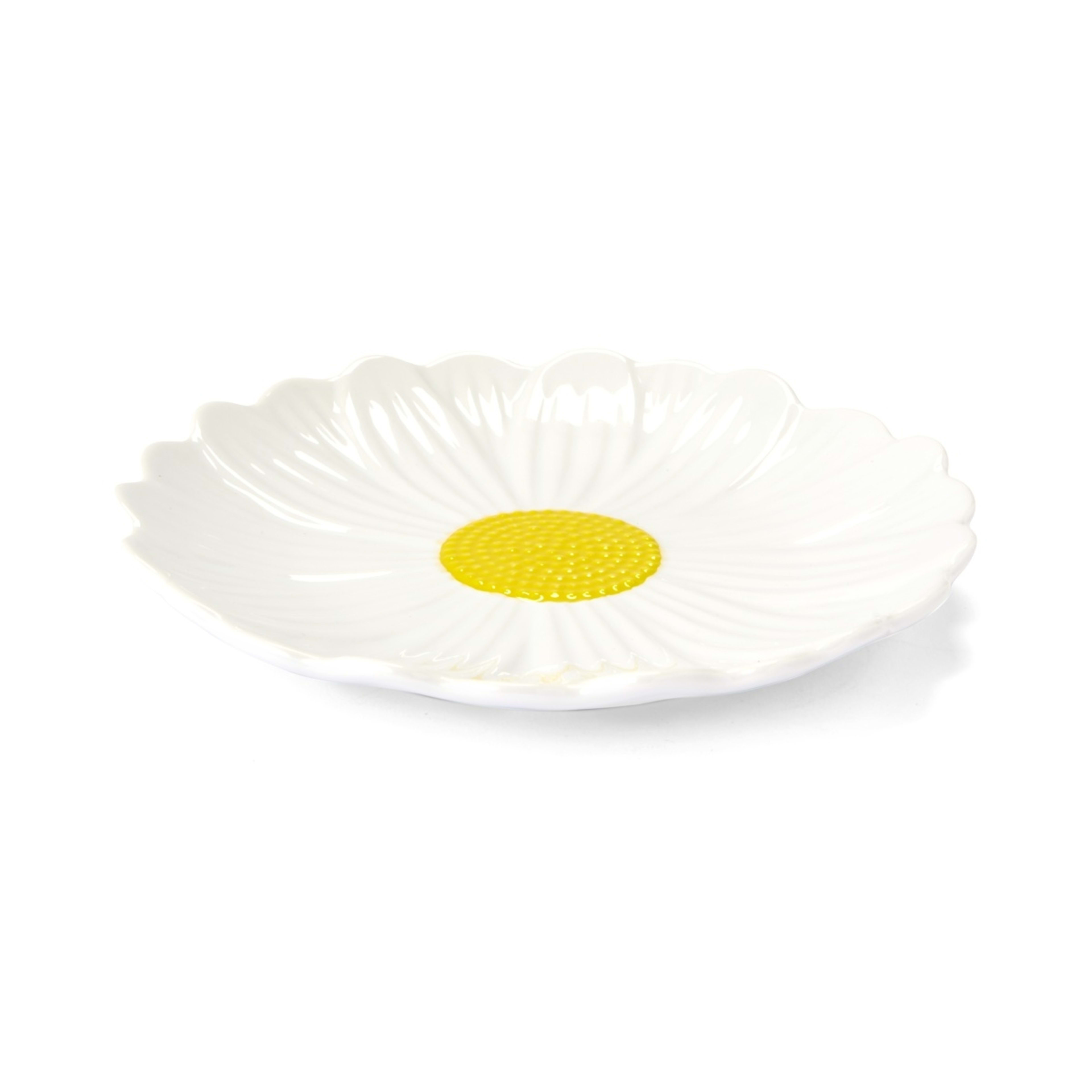 3 2 Pack White Daisy Side Plates, 3 of 7