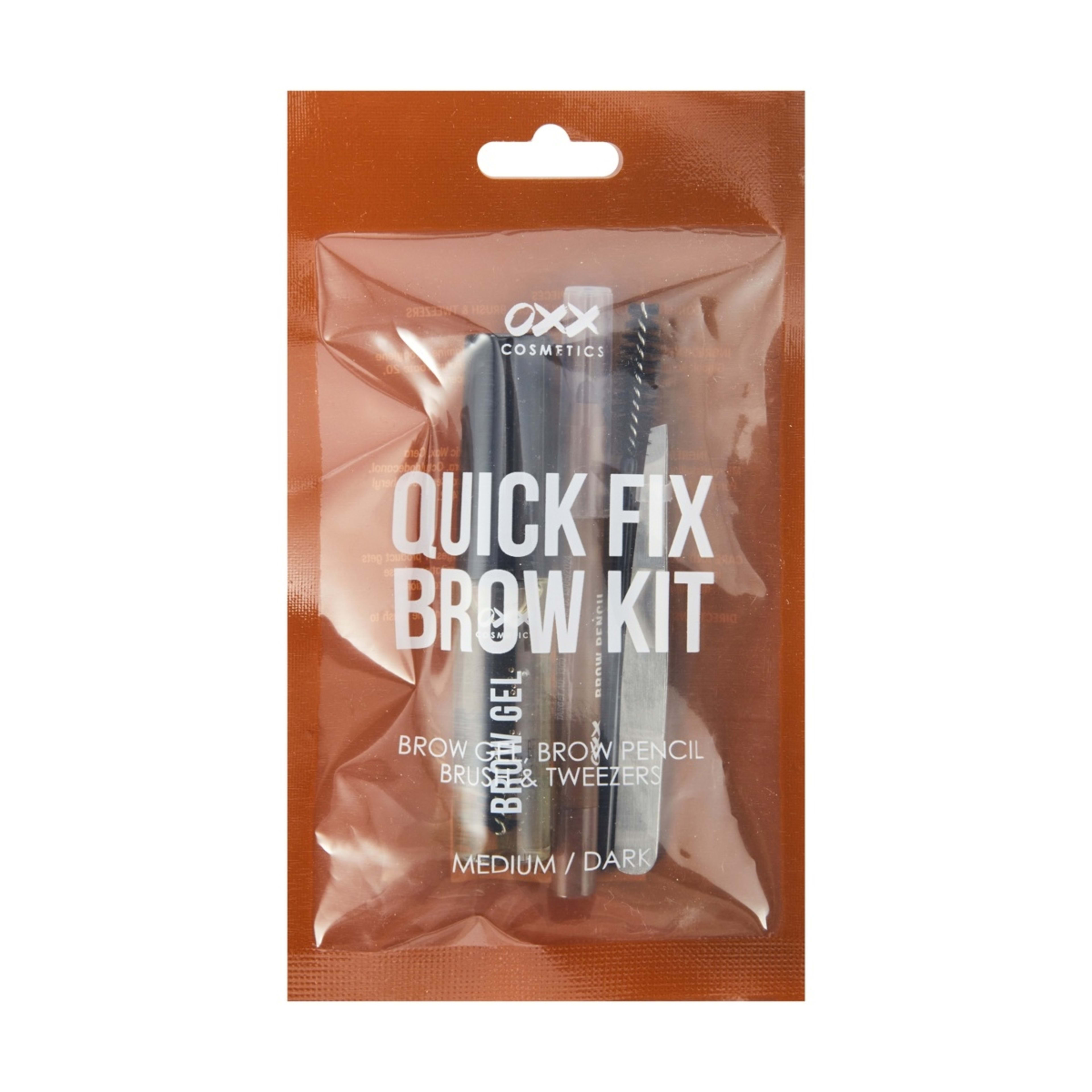 1 OXX Cosmetics Brow Kit - Medium/Dark, 1 of 10