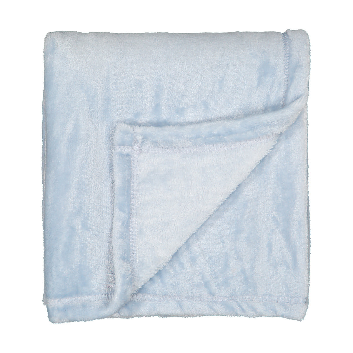 Coral Fleece Throw Blue Kmart