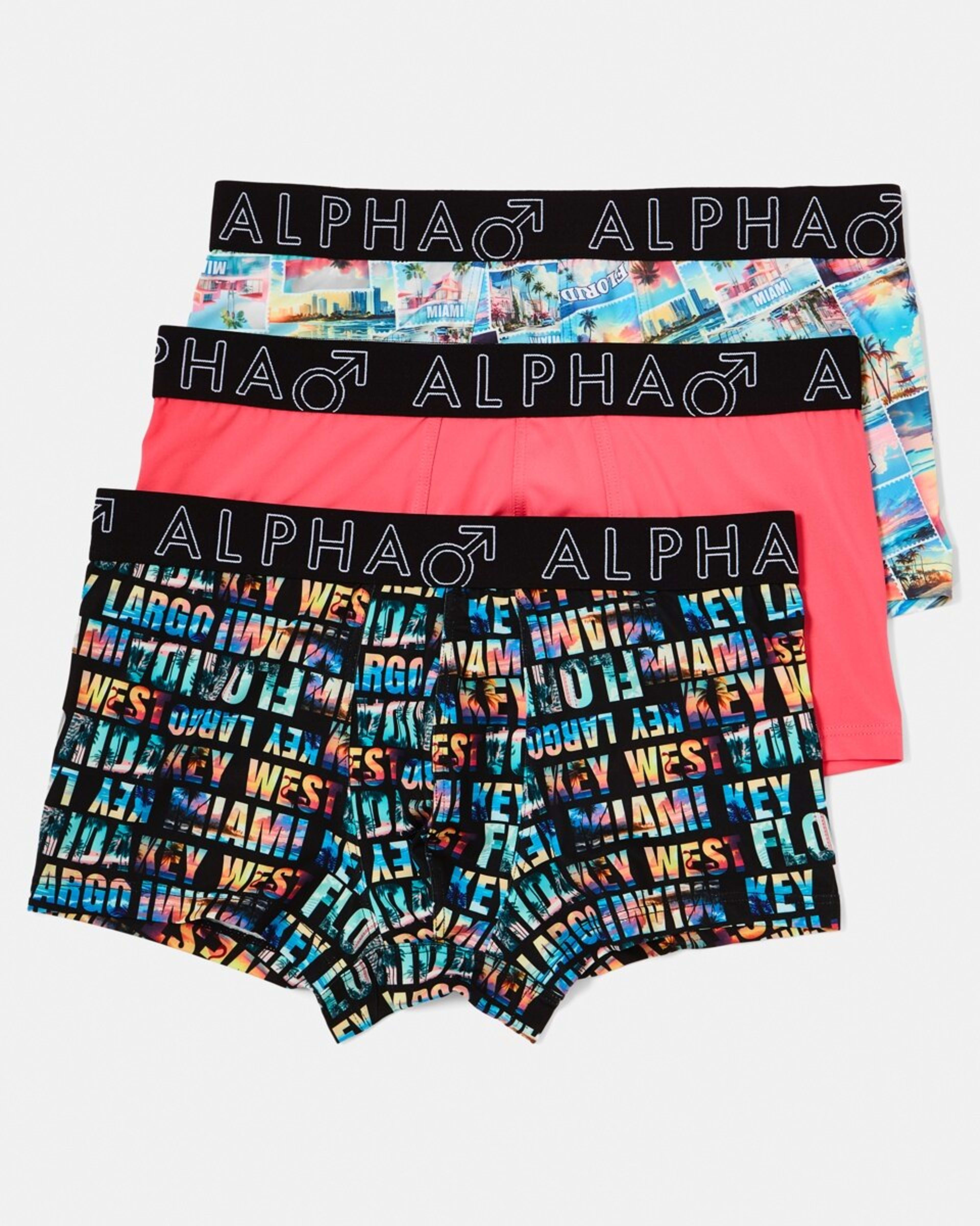1 3 Pack Microfibre Trunks MIAMI, 1 of 7
