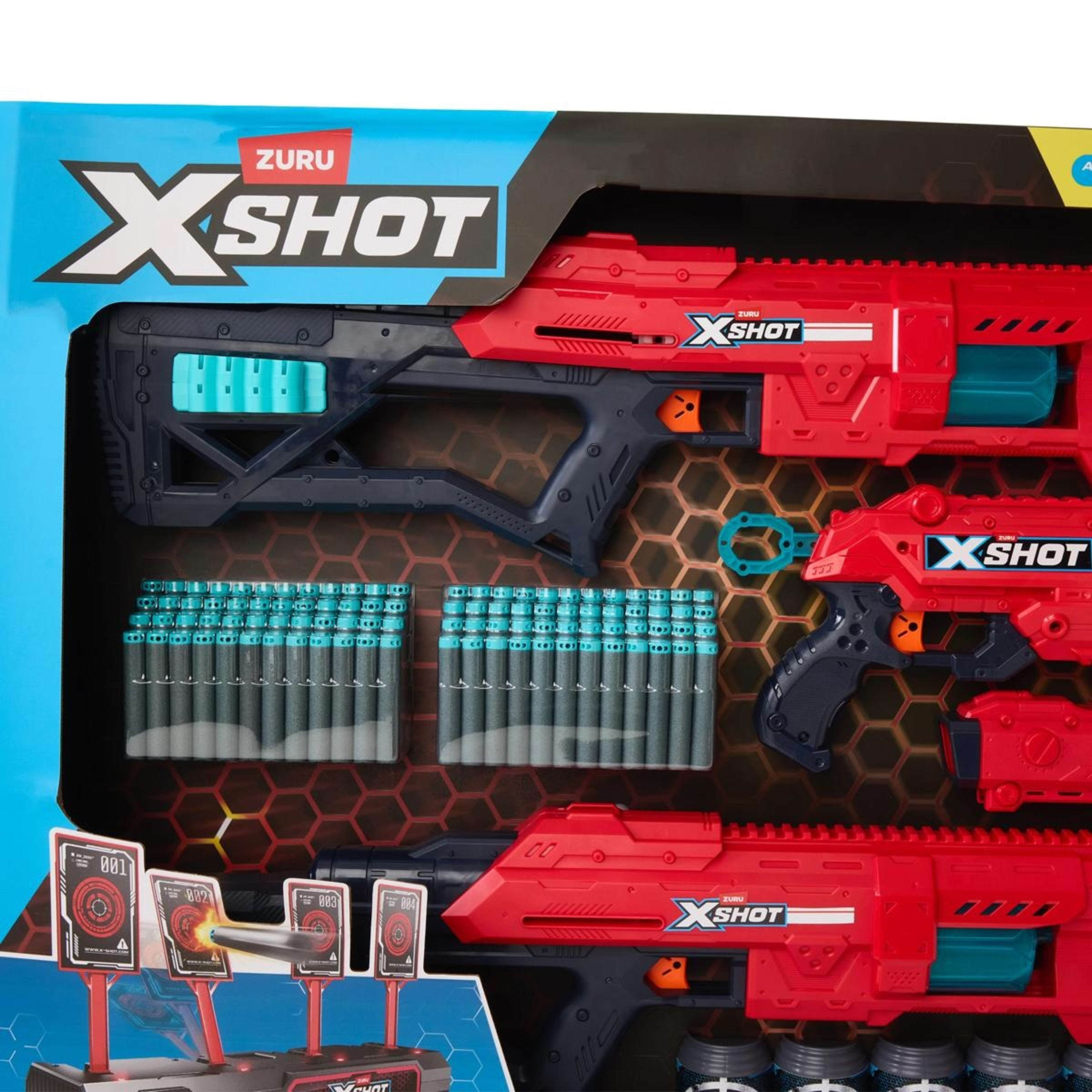 6 Zuru X-Shot Excel Ultimate Combo Pack with Bonus Electronic Target, 6 of 7