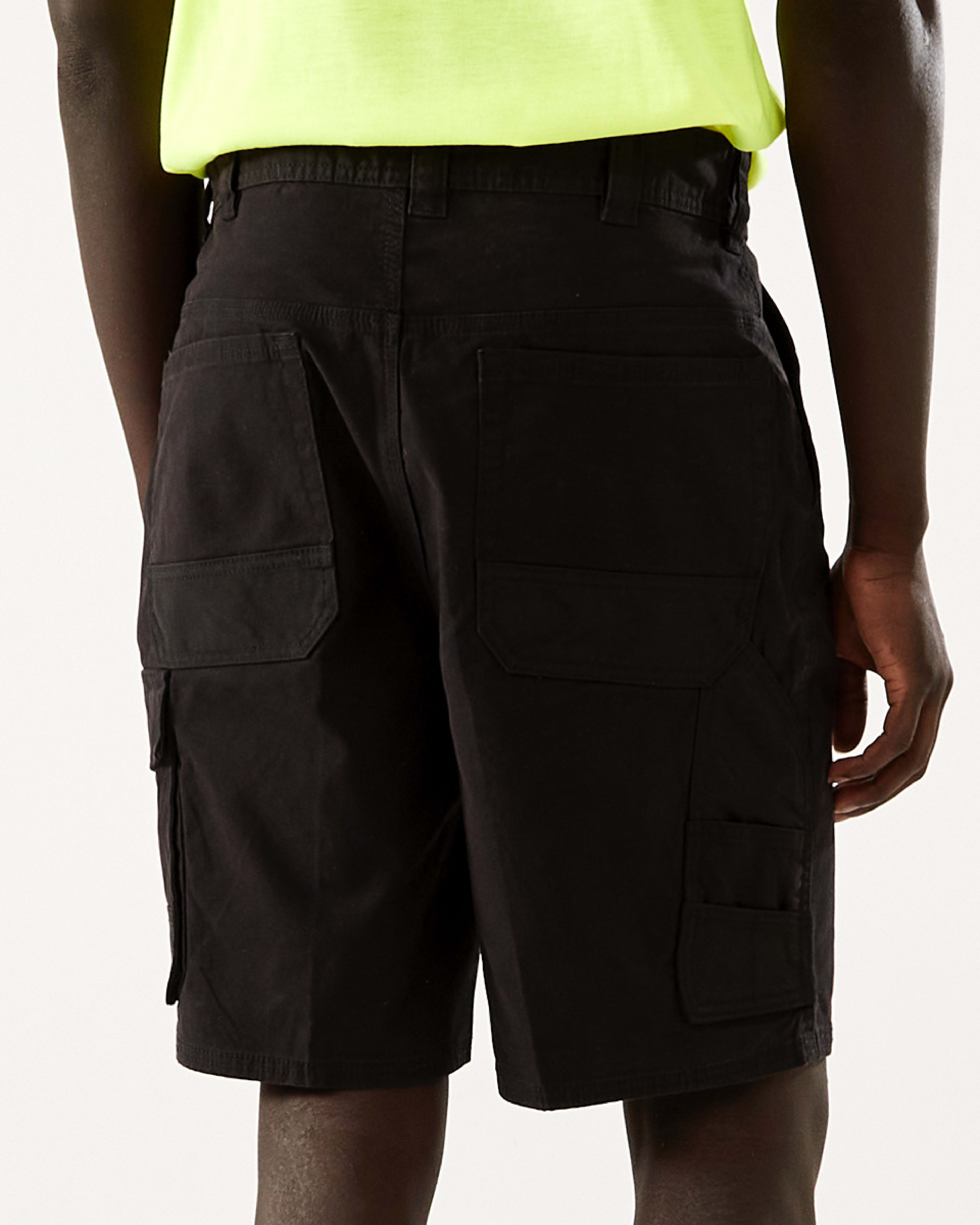 3 Knee Length Work Shorts BLACK, 3 of 8