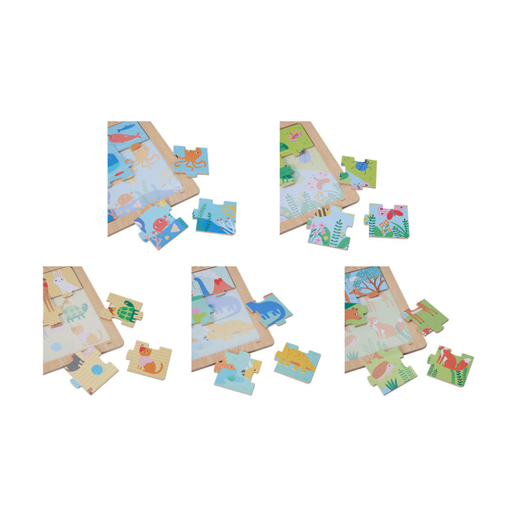 Wooden Jigsaw Puzzle Assorted Kmart