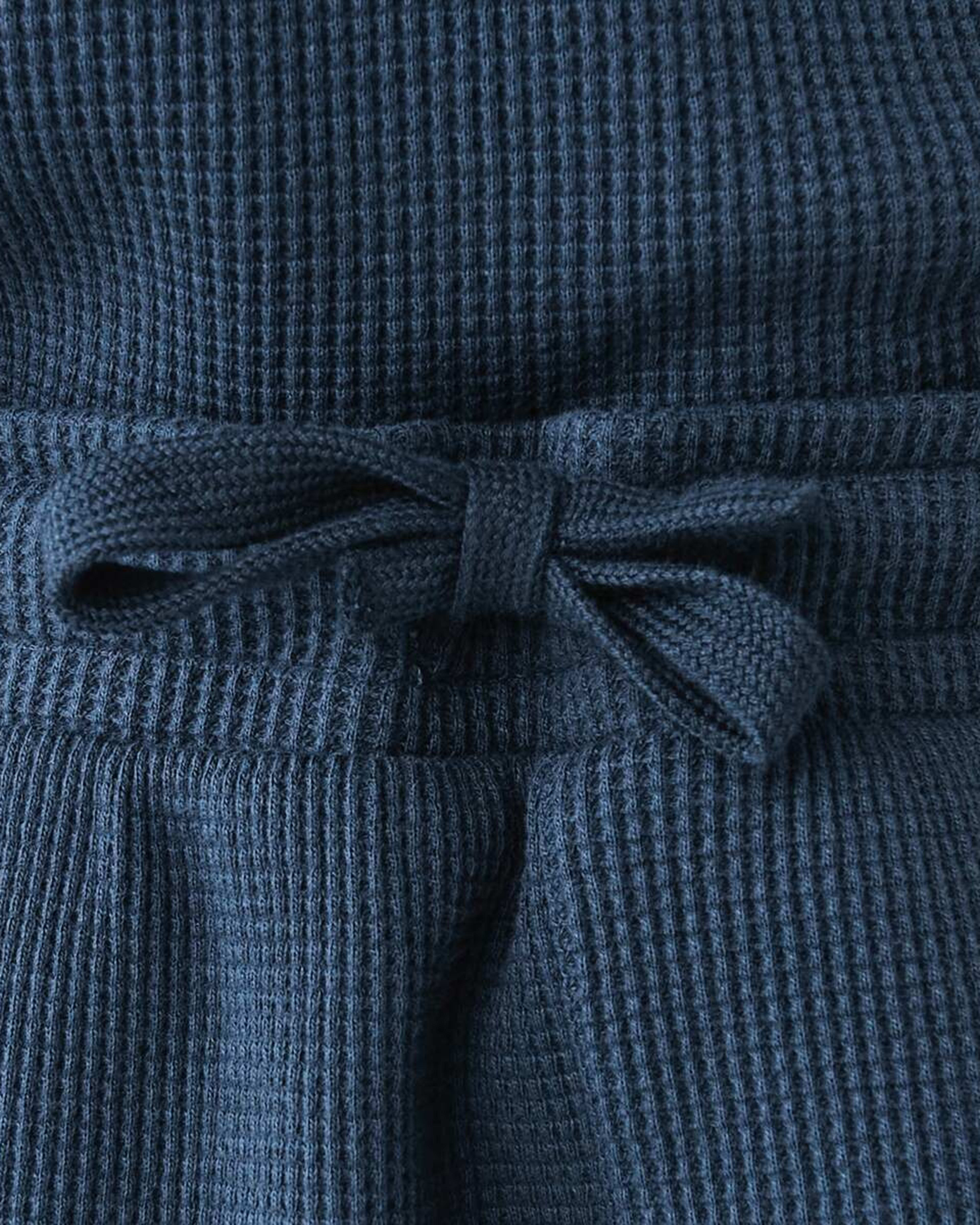 3 Waffle Shorts Dress Navy, 3 of 8