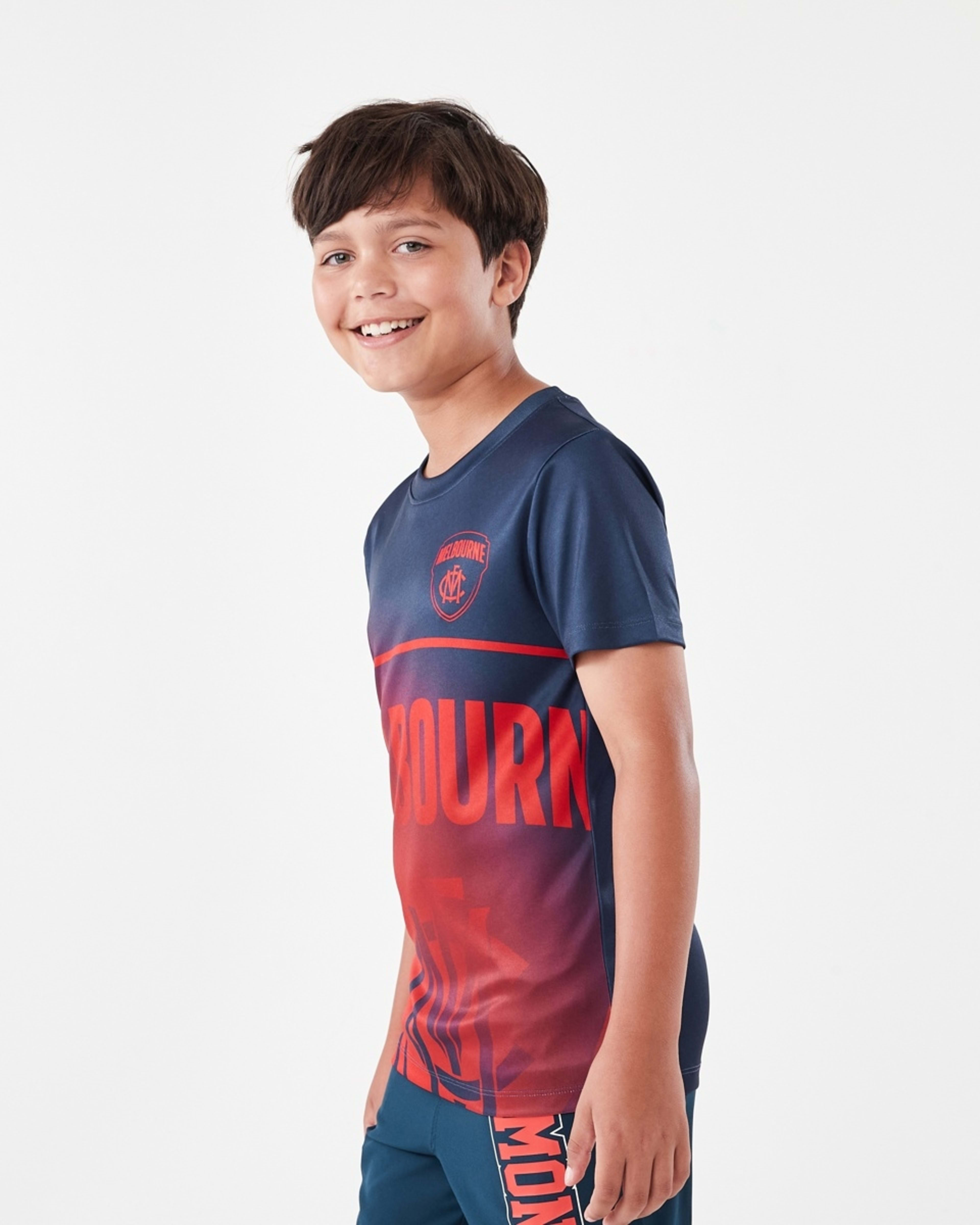 4 Official AFL Kids Training T-shirt Melbourne, 4 of 10