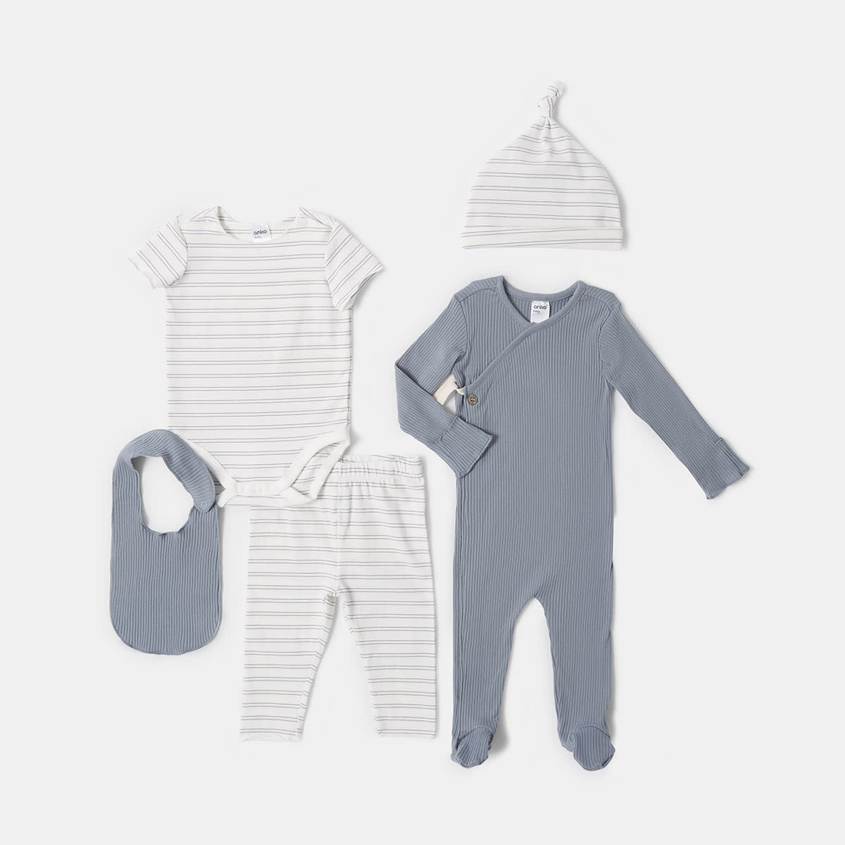 5 Piece Organic Newborn Set - Kmart