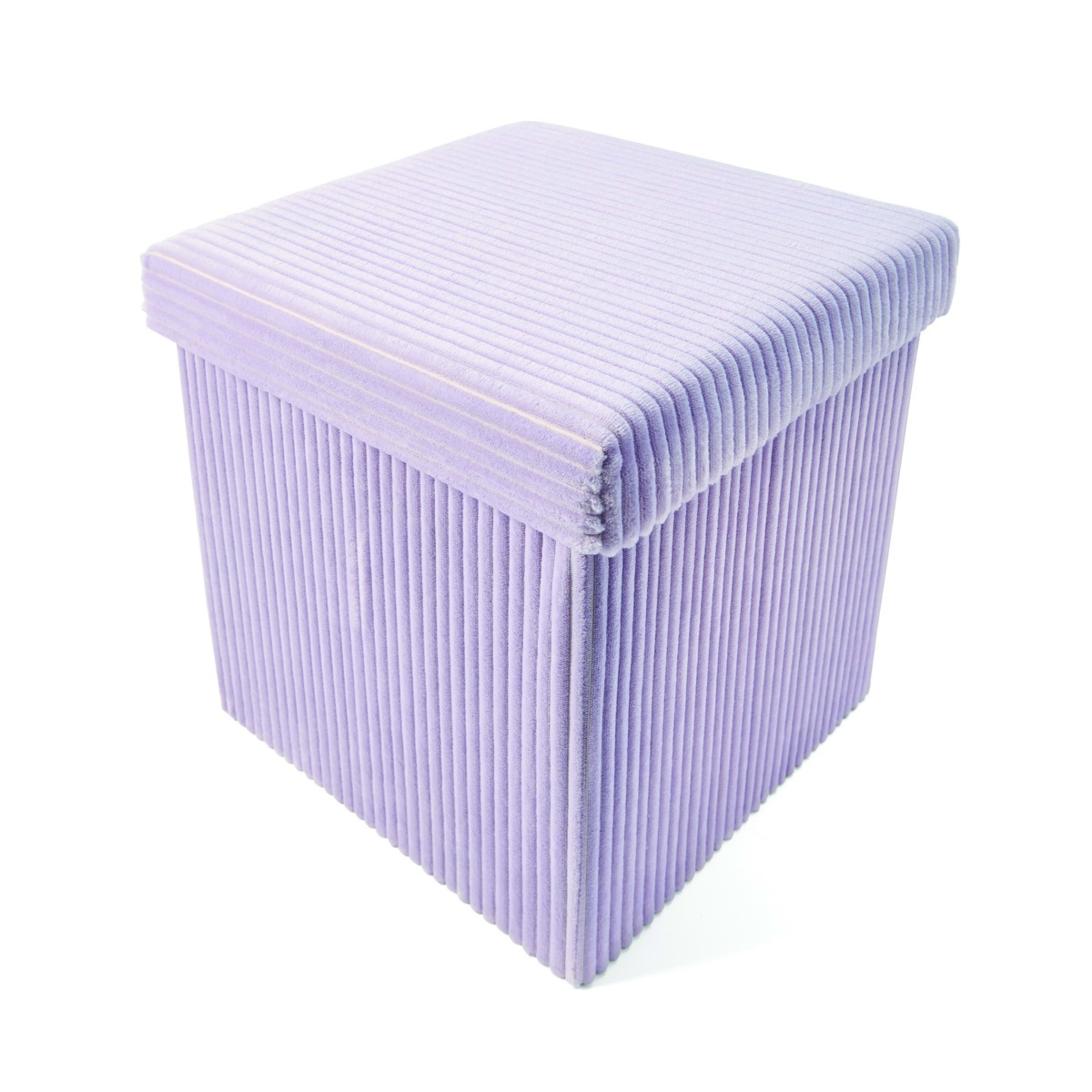 4 Square Storage Ottoman - Purple, 4 of 10