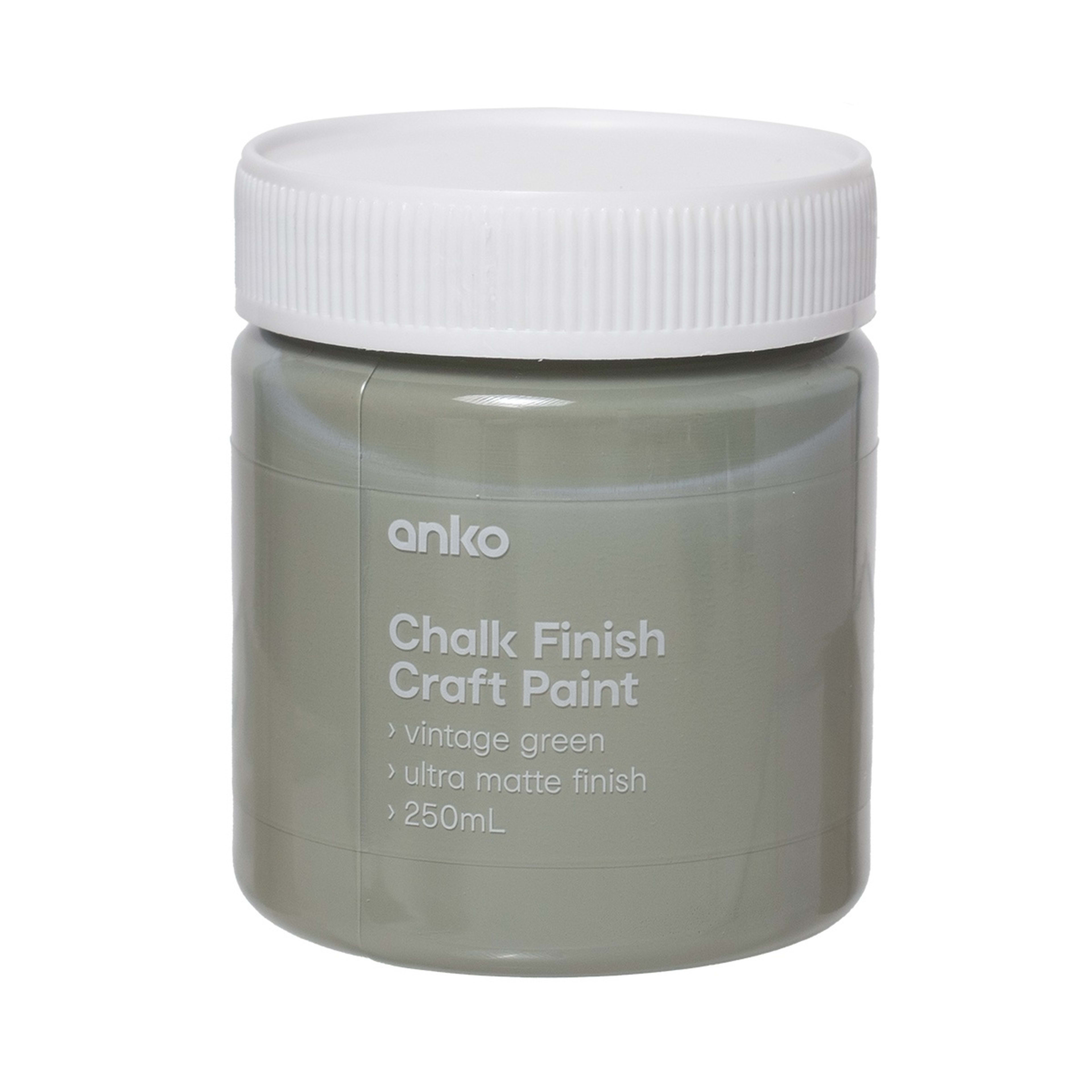 Chalk Finish Craft Paint Vintage Green Kmart
