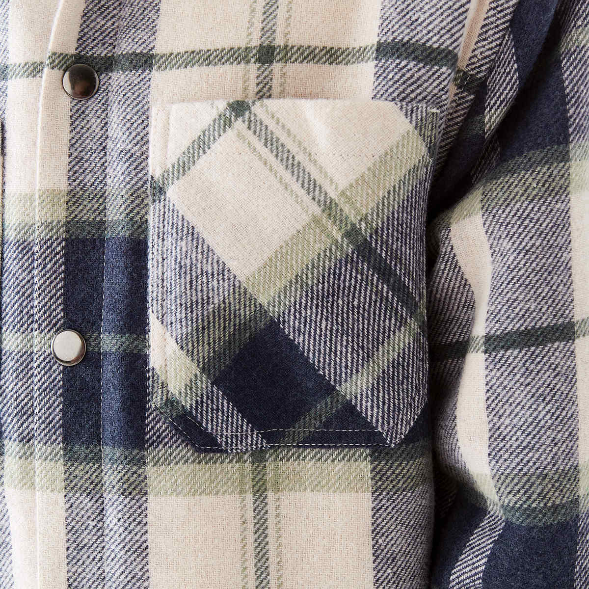 Sherpa Lined Plaid Jacket Kmart