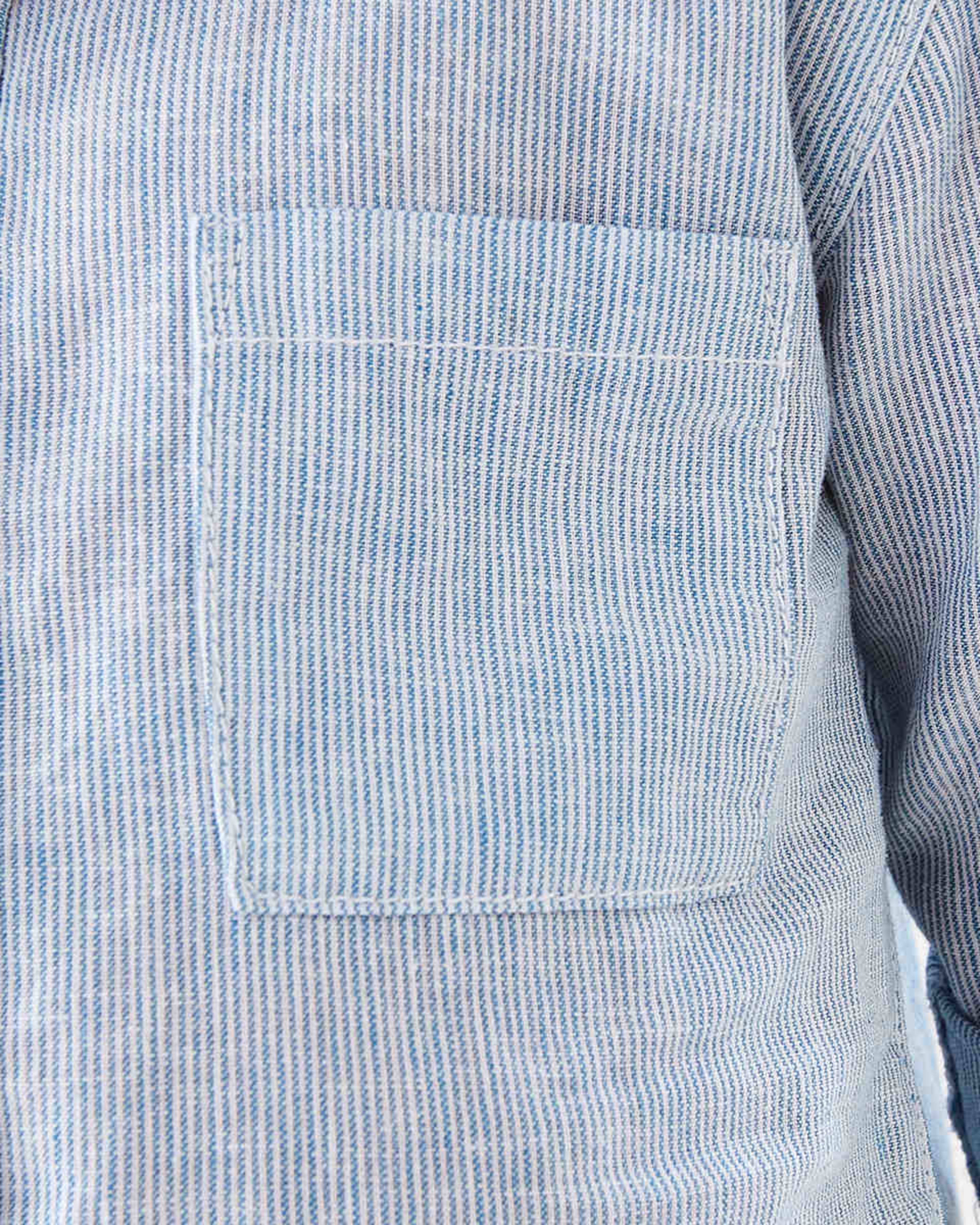 4 Long Sleeve Linen Shirt Stripe, 4 of 9