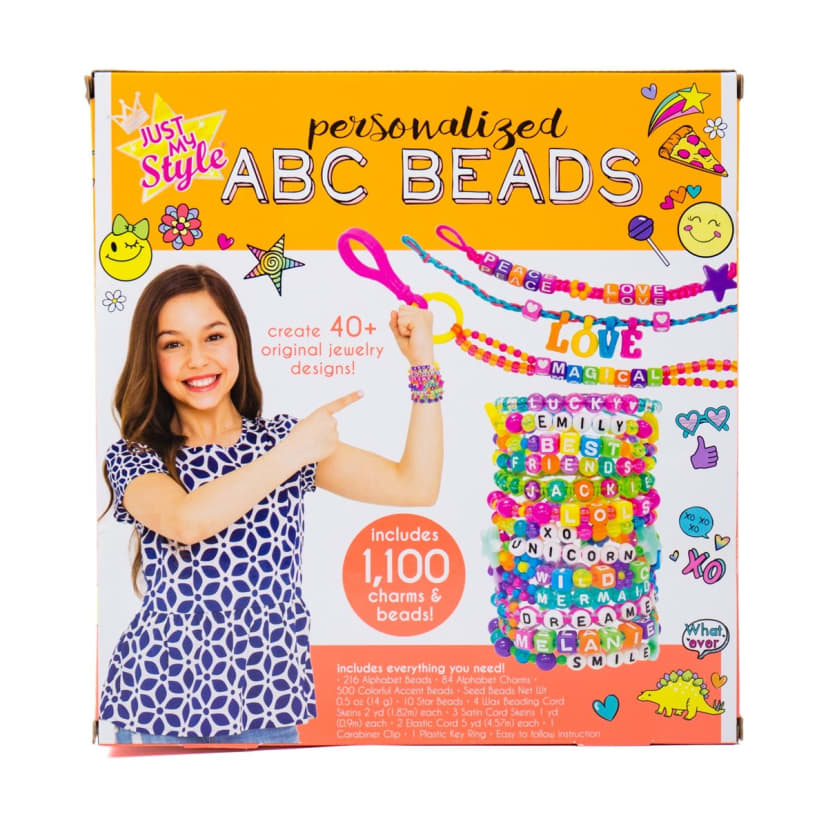 Just My Style Personalised ABC Beads Set - Kmart