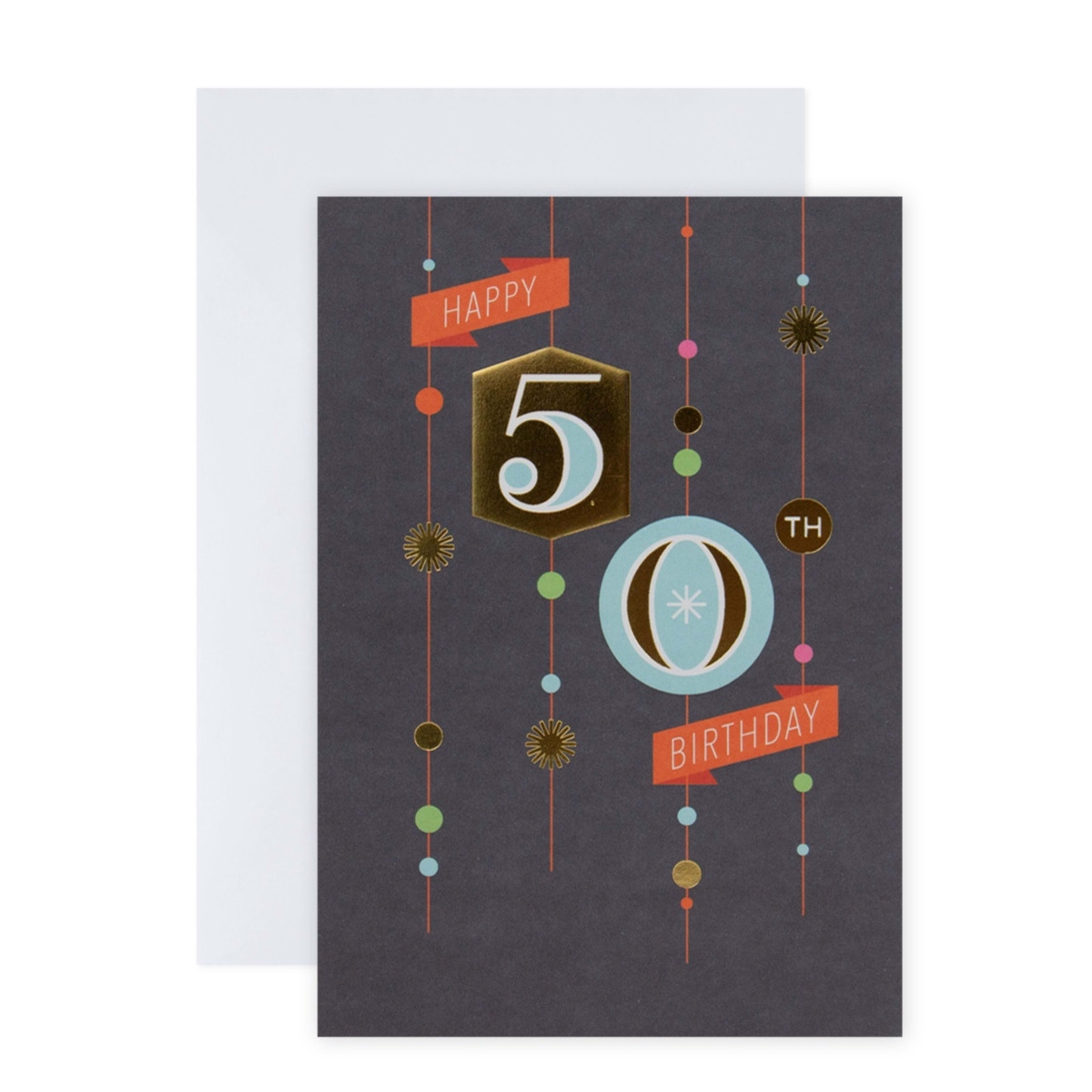 1 Connections from Hallmark 50th Birthday Card - Decorations & Celebrations