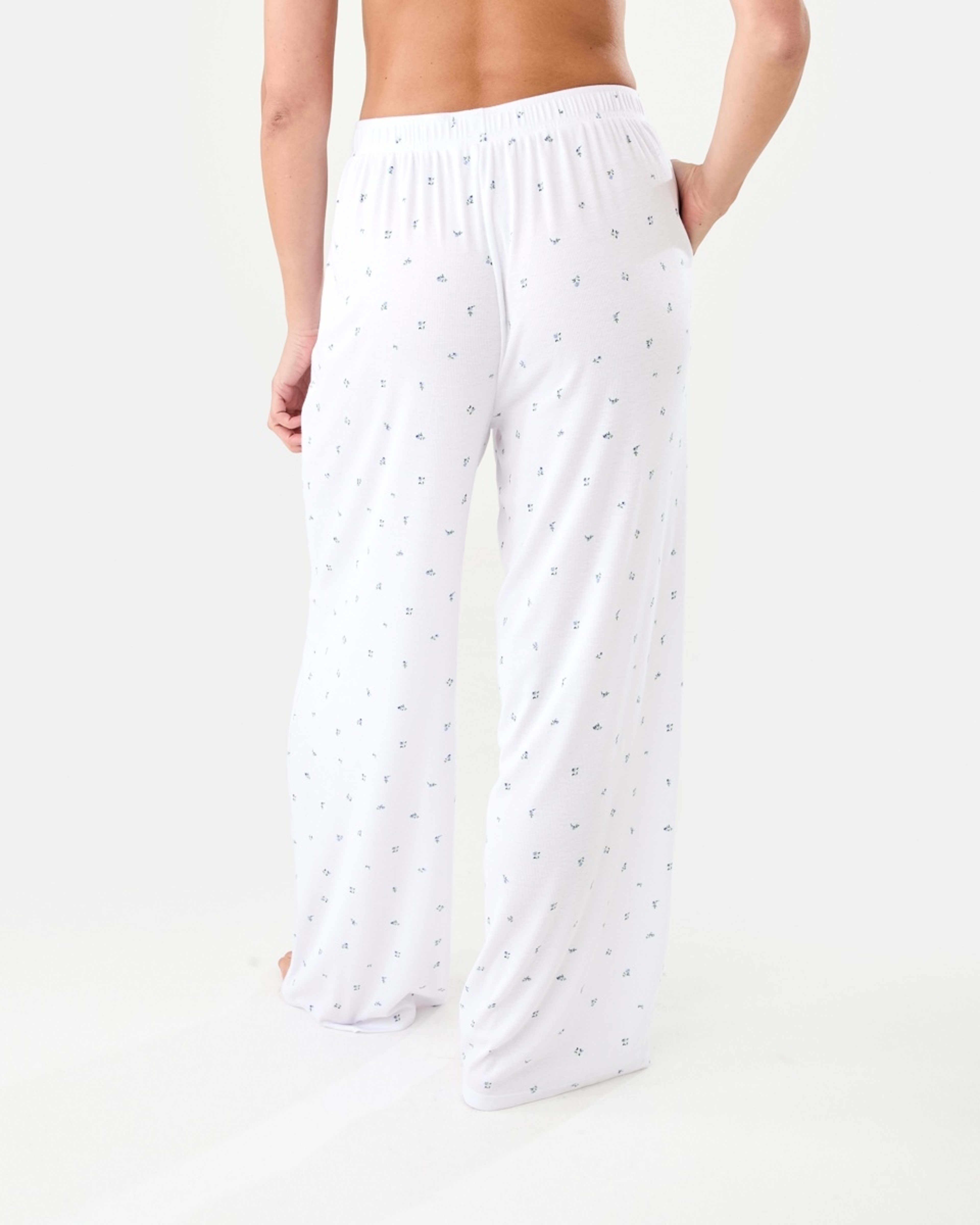 3 Rib Wide Leg Comfort Pants Sm Ditsy W, 3 of 6