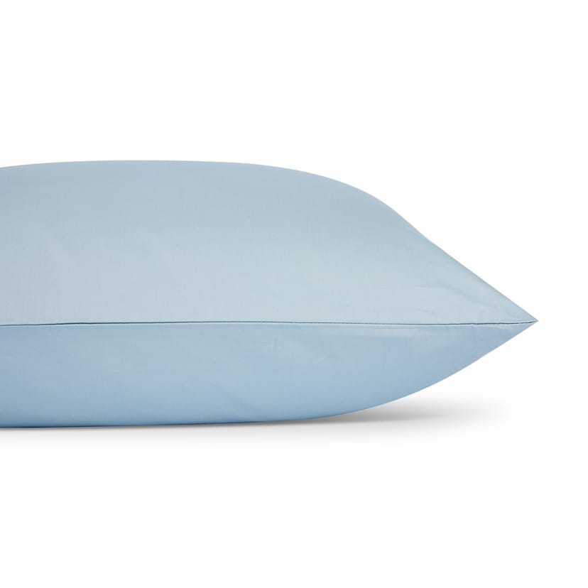 2 Pack 500 Thread Count Australian Grown Cotton Standard Pillowcases Blue Kmart