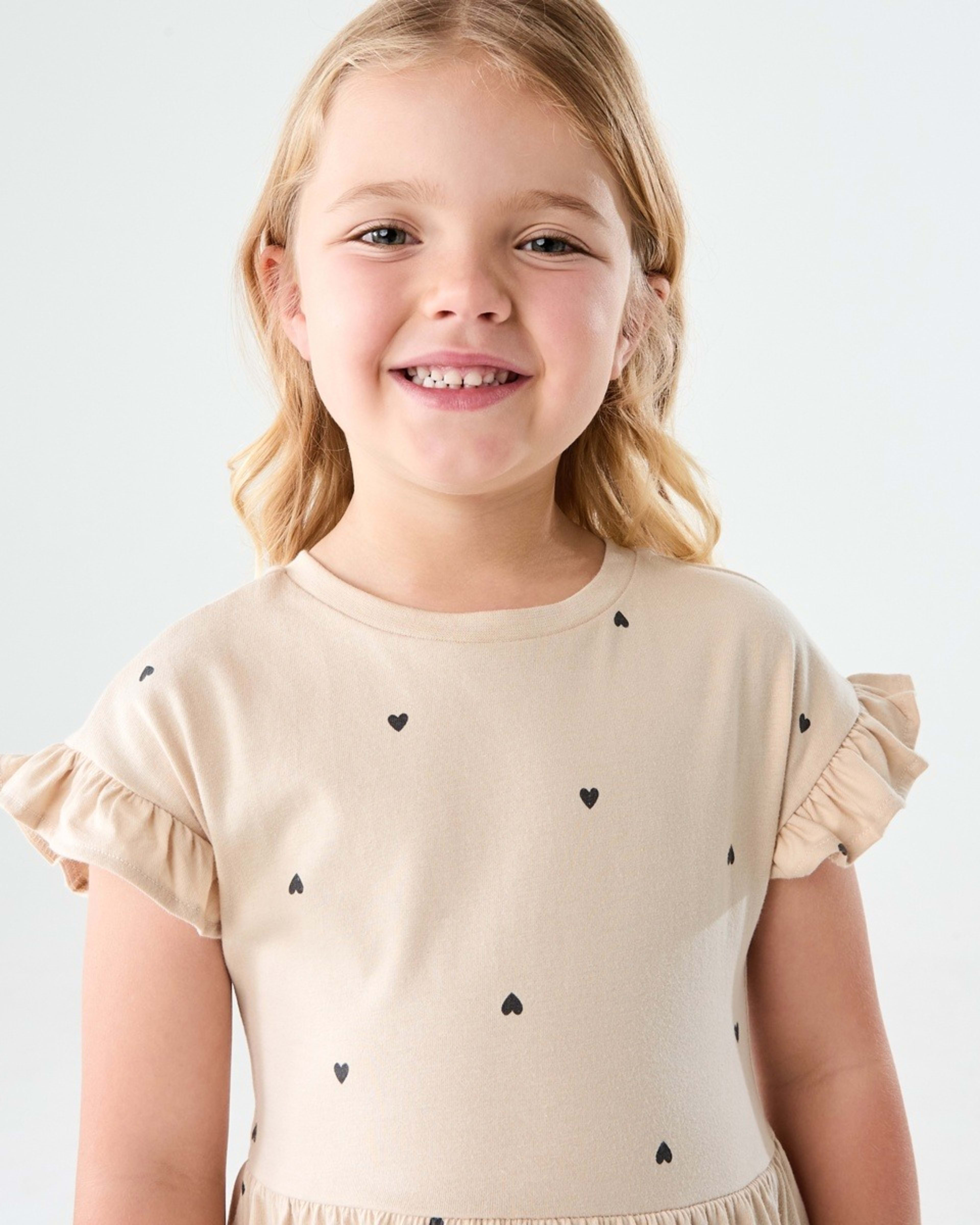 3 Jersey Dress Bge Hearts, 3 of 7