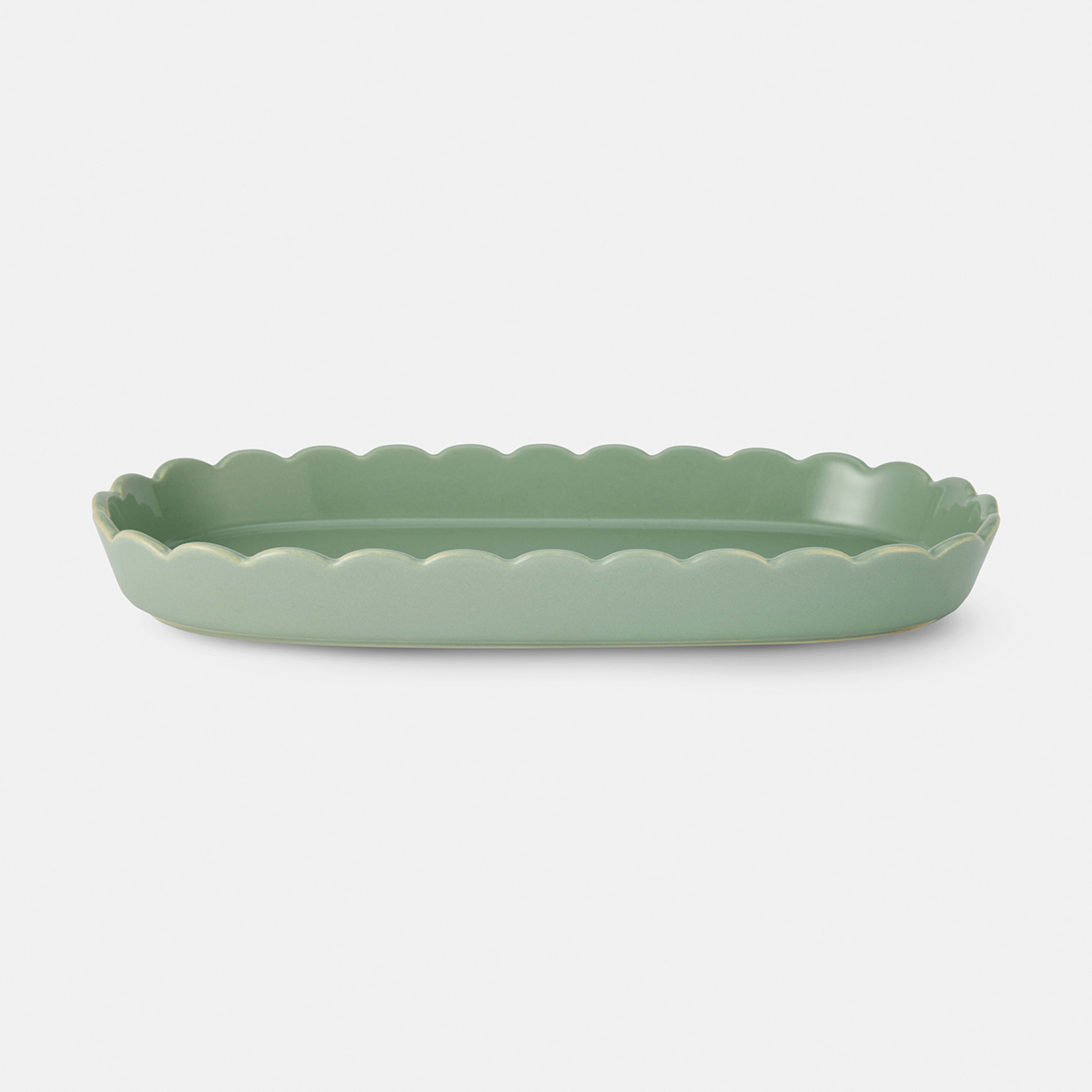 7 Sage Wavy Tray, 7 of 7