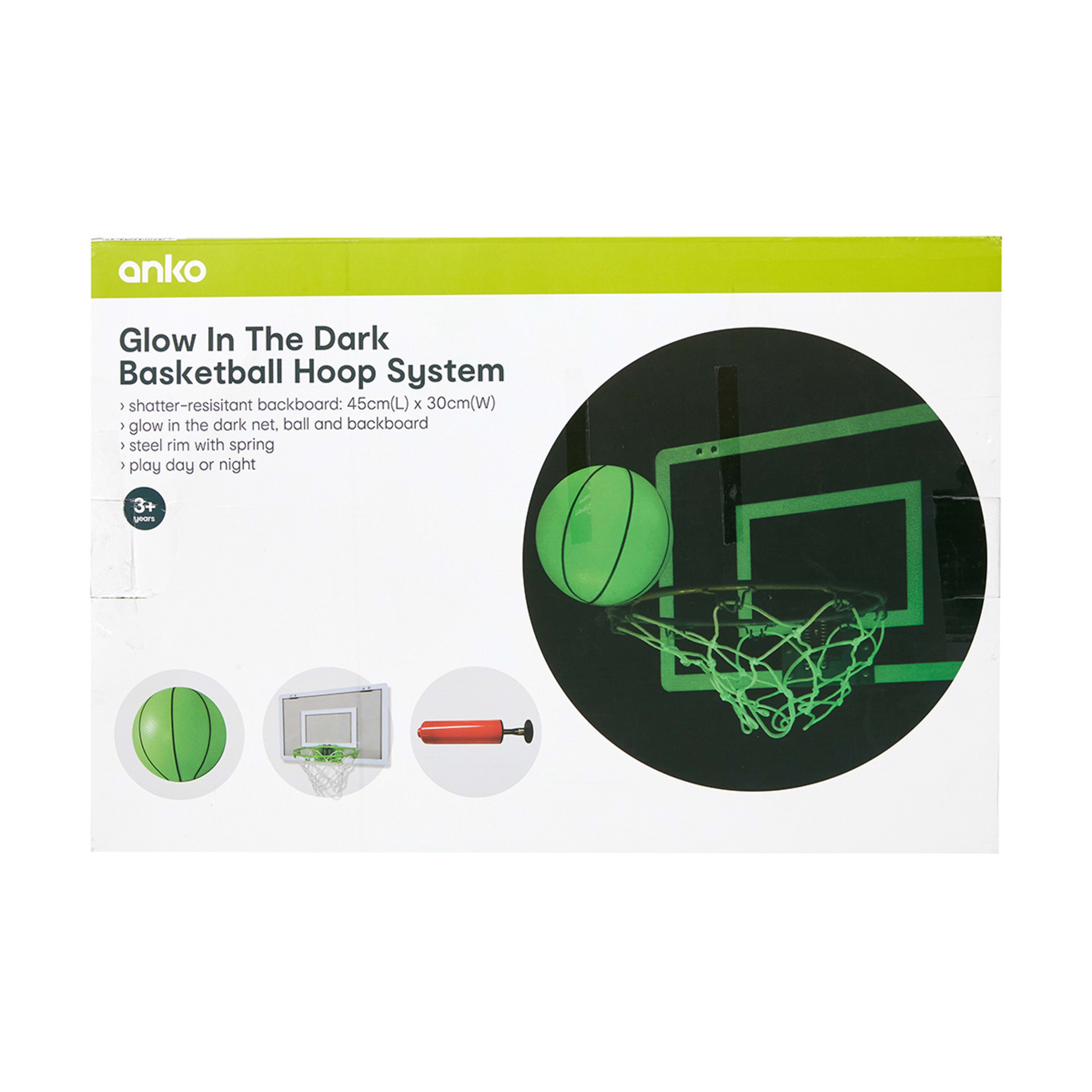 Glow In The Dark Basketball Hoop System Kmart