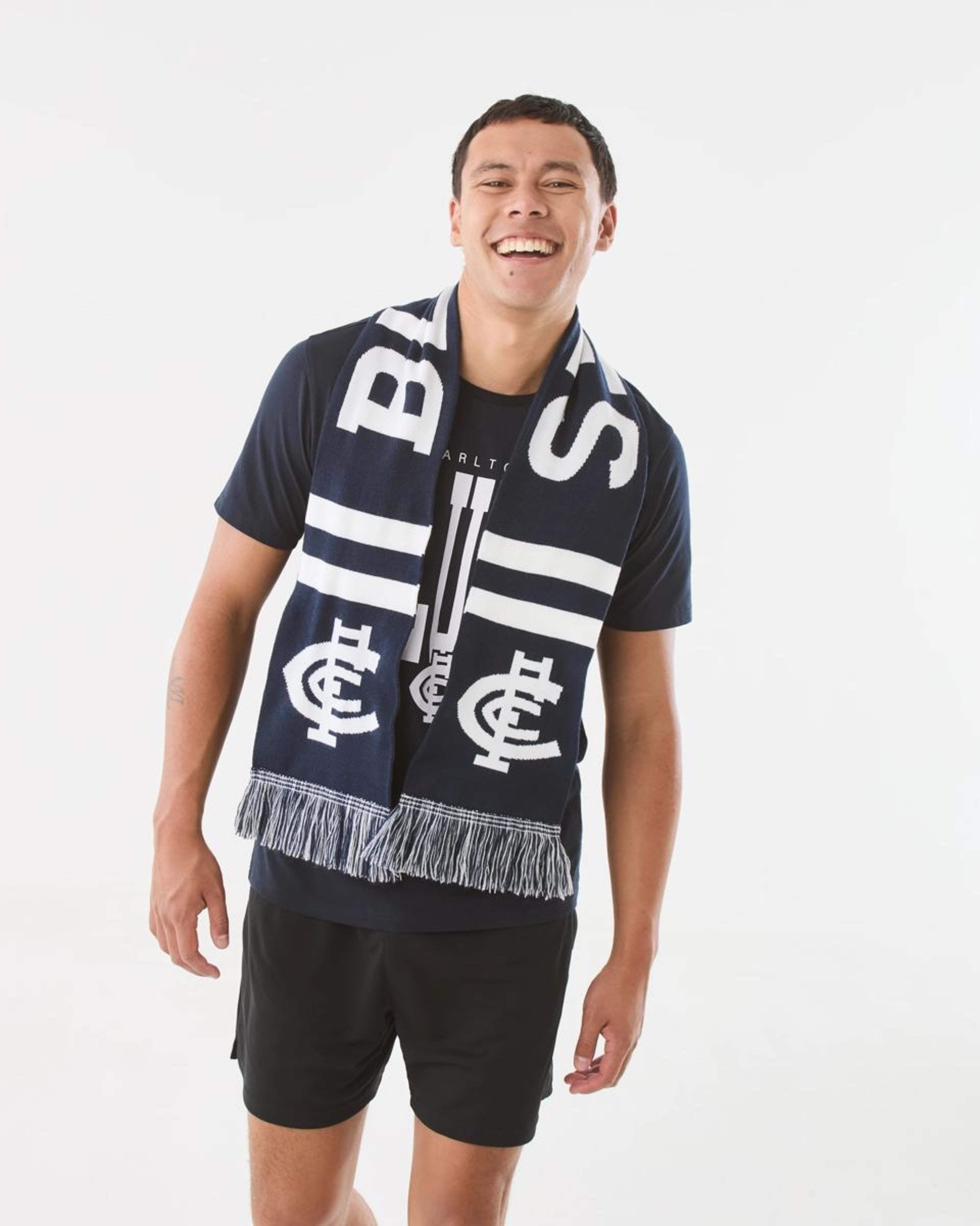 1 Official AFL Adult Scarf Carlton, 1 of 4